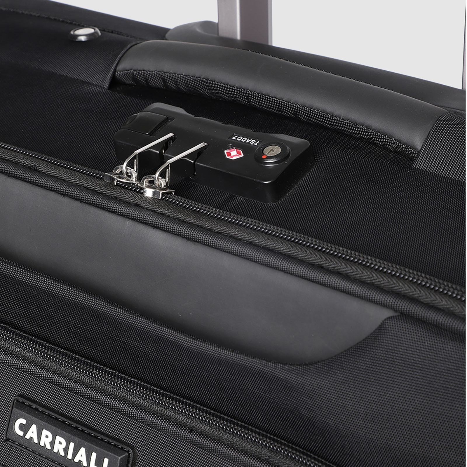 Cariall Stark Polyester Trolley Bag (Built-In Charging Cable, CAON0001, Black)_11