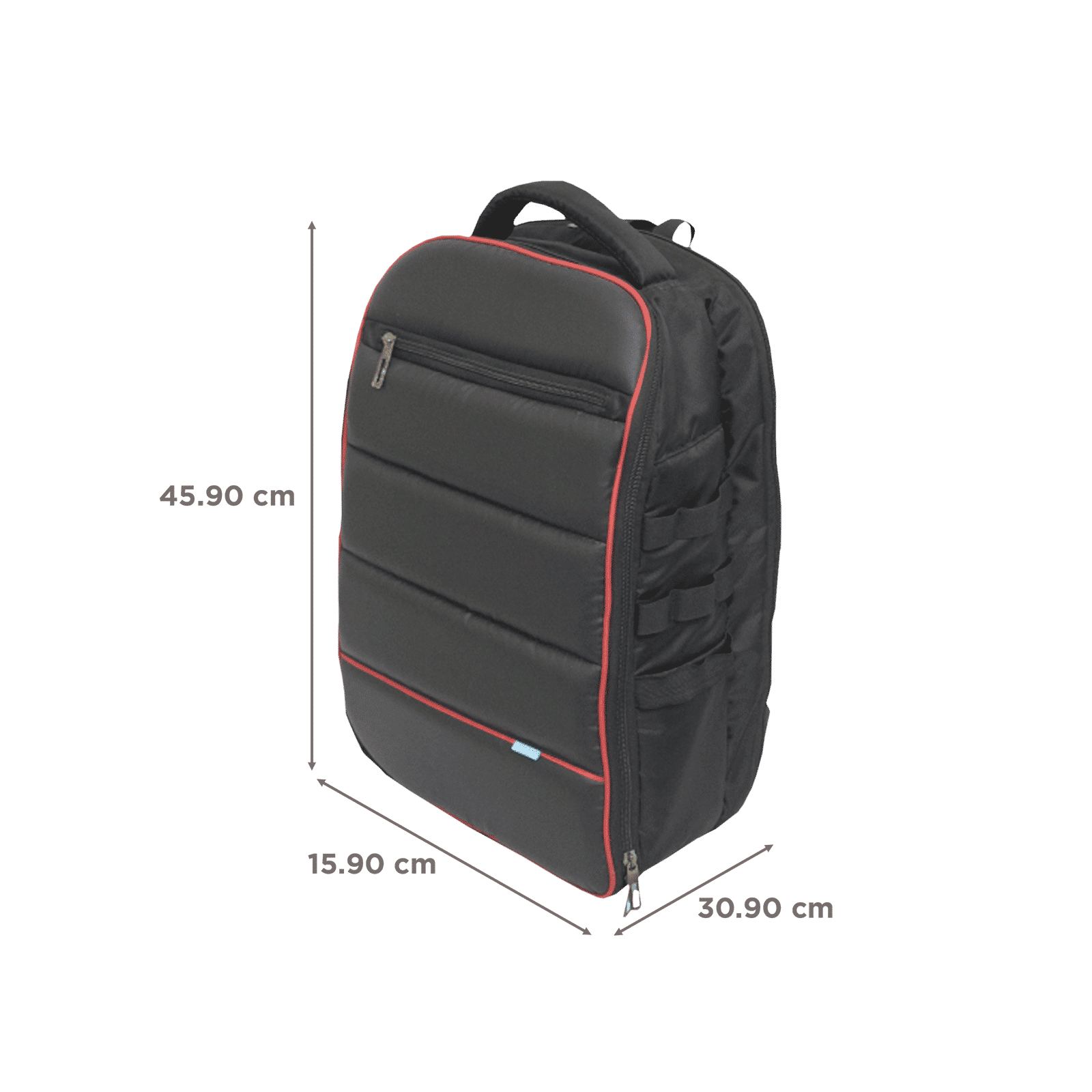 Traveldoo 45 Litres Nylon Trolley Backpack (Lightweight, ESS01004, Black/Red)_2