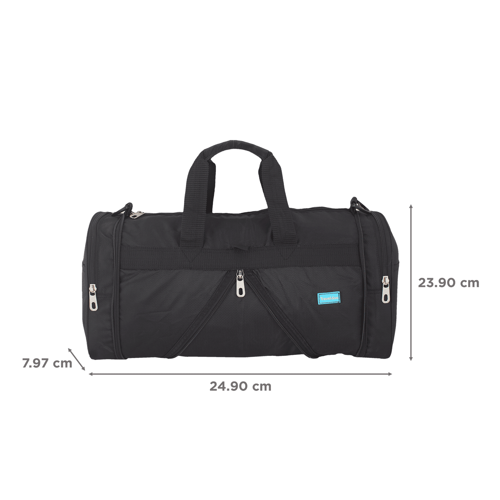 Traveldoo 18 inch Square Folding Duffle Bag (DBS01001, Black) Traveldoo 18 inch Square Folding Duffle Bag (DBS01001, Black)_2