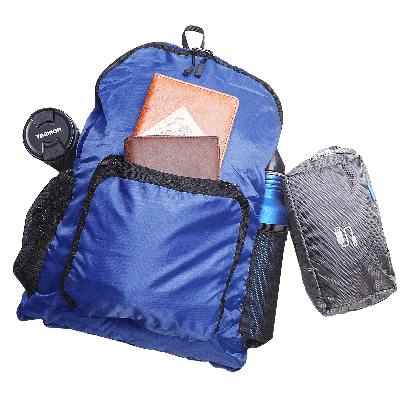 Traveldoo Backpack ( Lightweight, CBX01002, Blue)_1