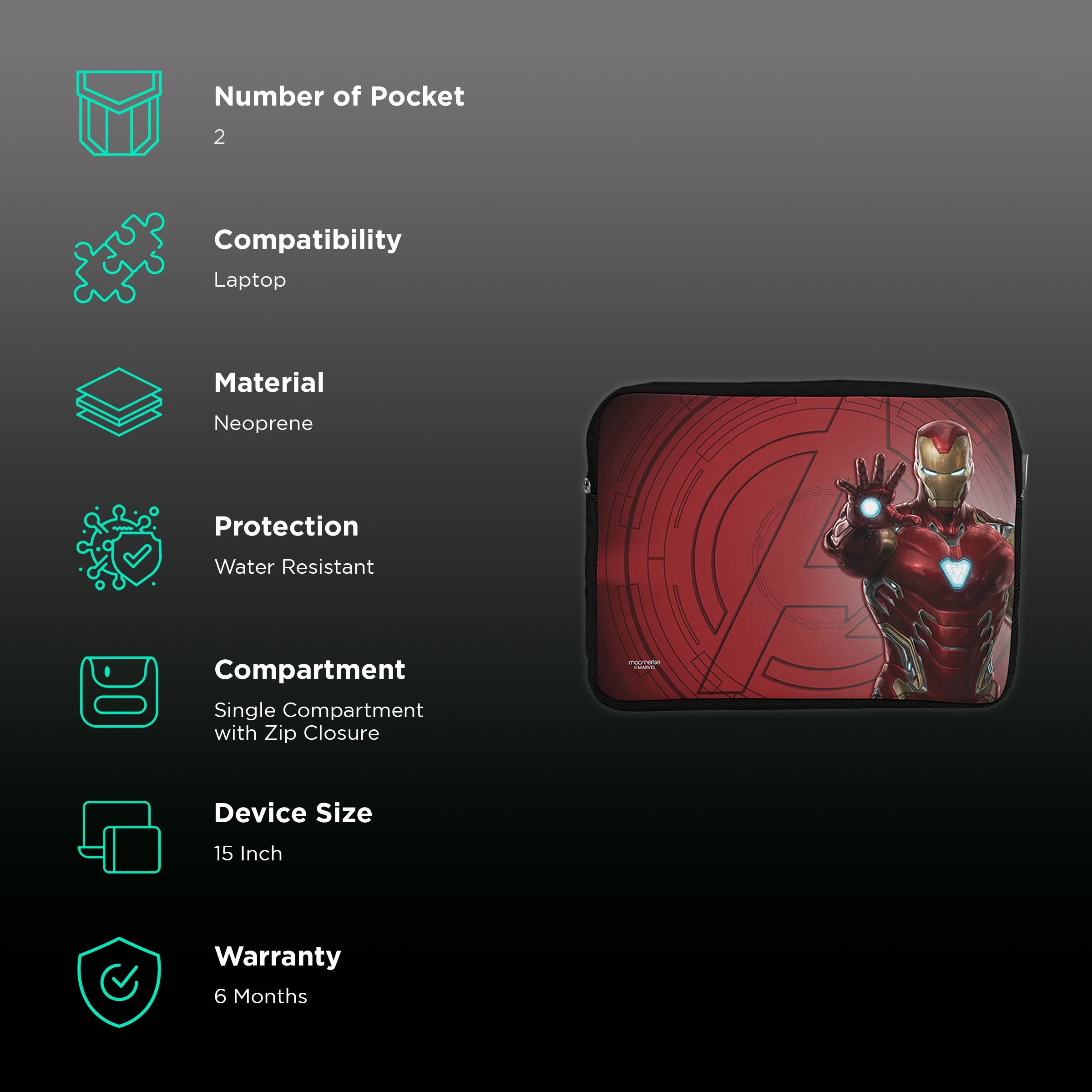 macmerise Mark LXXXV Neoprene Laptop Sleeve for 15 Inch Laptop (Water Resistant, Multi Color) macmerise Mark LXXXV Neoprene Laptop Sleeve for 15 Inch Laptop (Water Resistant, Multi Color)_2