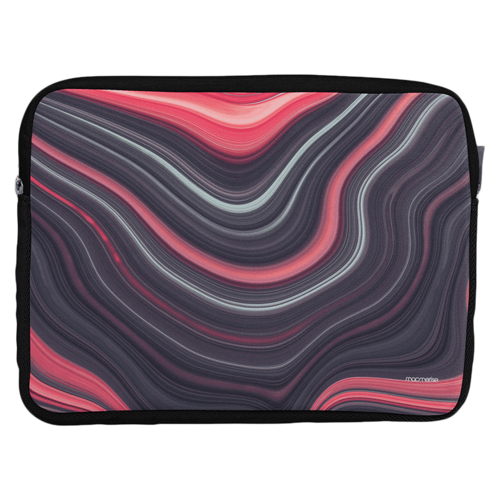 macmerise Liquid Funk Black Neoprene Sleeve for 13 Inch Laptop (Matte Finish, L13SLEVSM4296, Multicolor) macmerise Liquid Funk Black Neoprene Sleeve for 13 Inch Laptop (Matte Finish, L13SLEVSM4296, Multicolor)_1