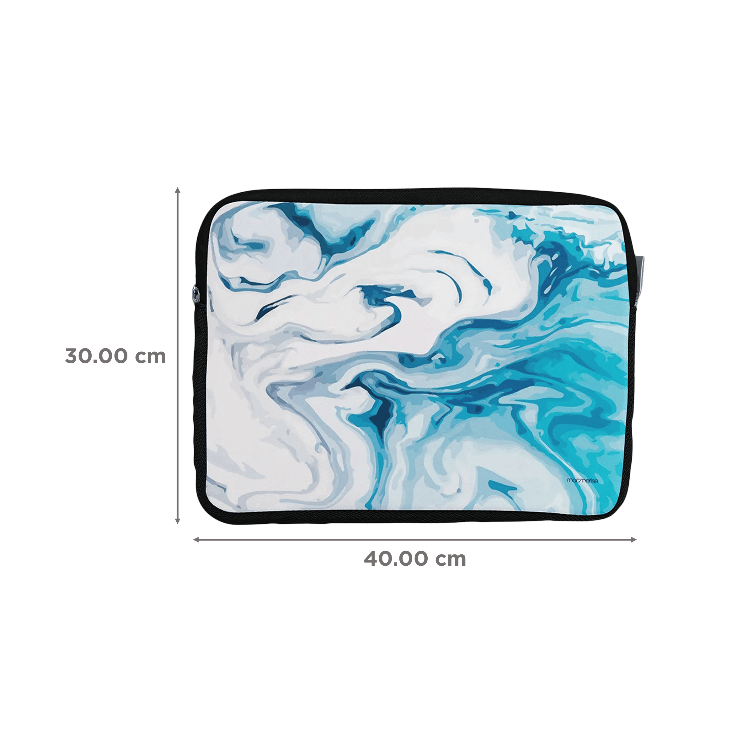 macmerise Liquid Funk Turquoise Neoprene Laptop Sleeve for 13 Inch Laptop (Water Resistant, Multi Color) macmerise Liquid Funk Turquoise Neoprene Laptop Sleeve for 13 Inch Laptop (Water Resistant, Multi Color)_3