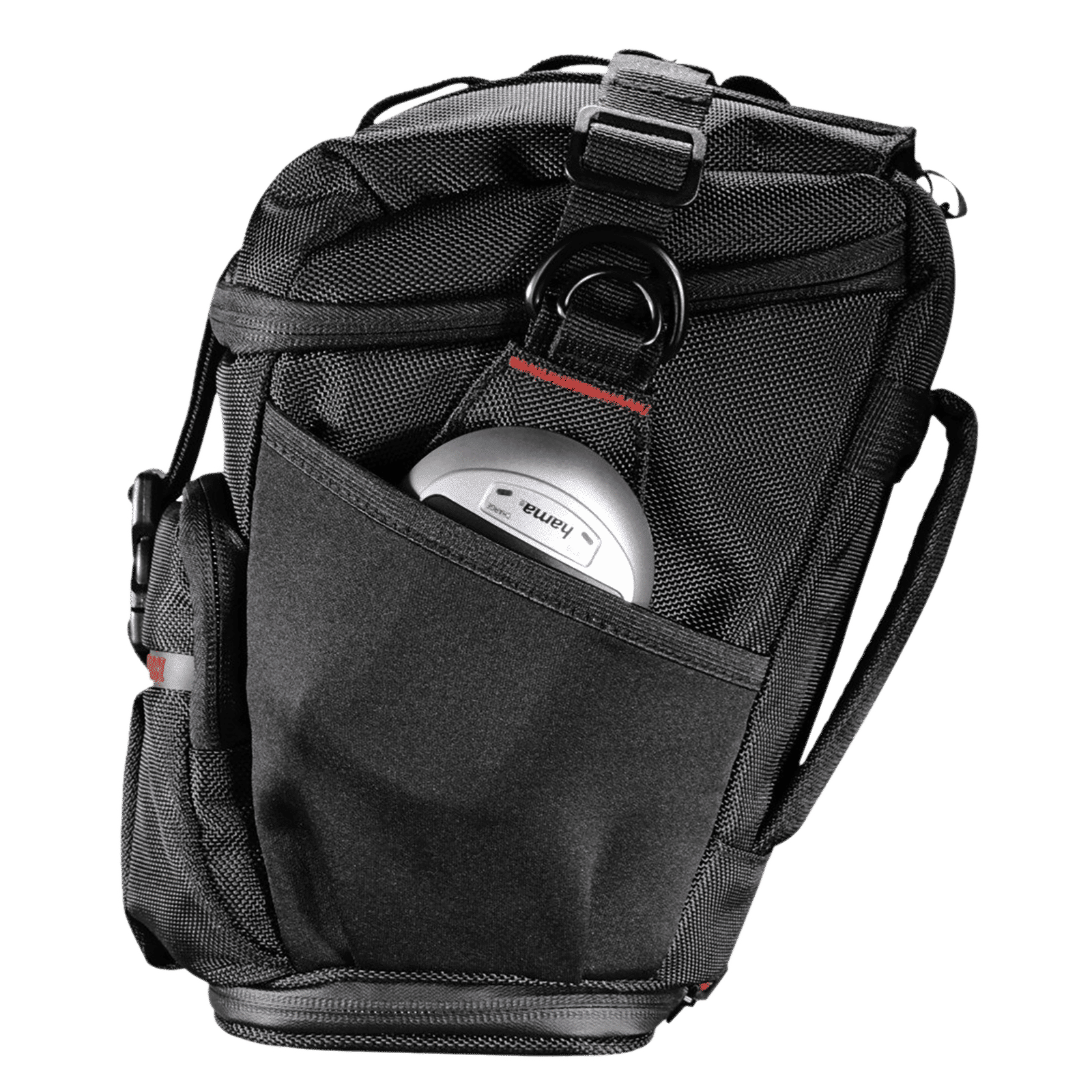 hama Protour Polytex Camera Shoulder Bag For DSLR (Nonslip Coating, 121894, Black)_5