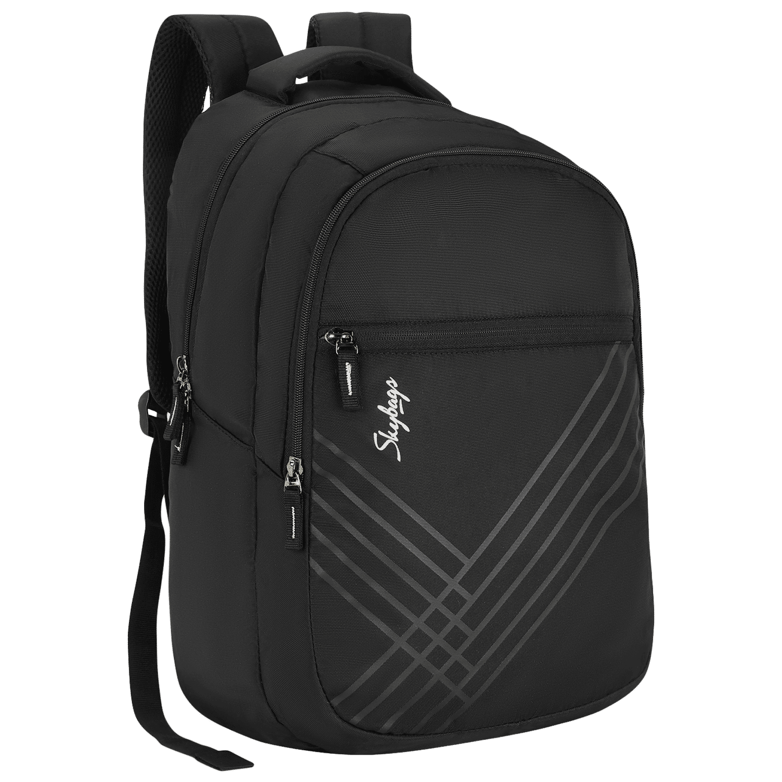 Skybags New Arthur Polyester Laptop Backpack for 15.6 Inch Laptop (30 L, Water Resistant, Black)_5