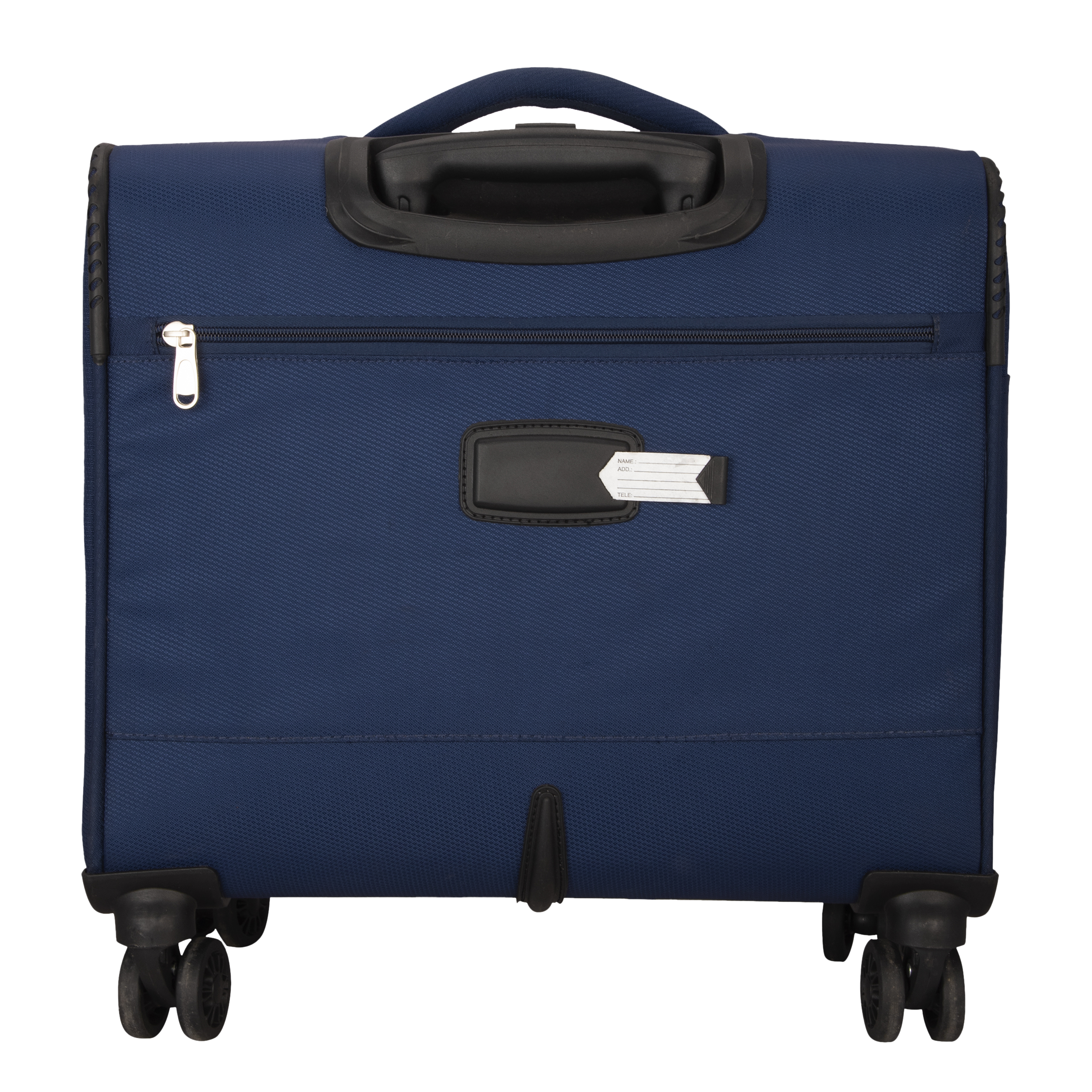 Croma Laptop Trolley Bag (Cabin Size, 360-Degree Wheels, CRSTT14TBA264402, Navy Blue)_2