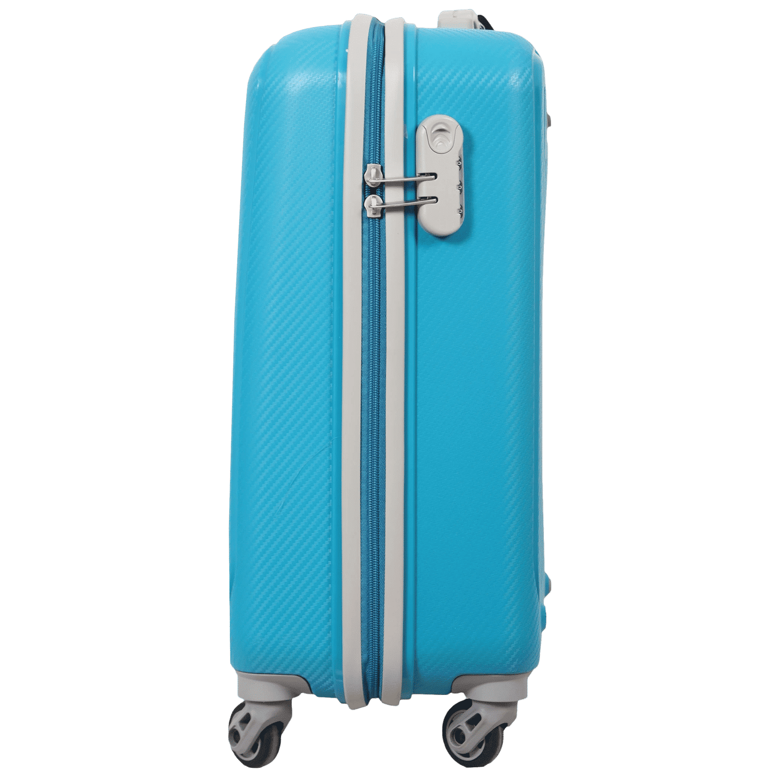 ARISTOCRAT Nitron 55 Litres Polycarbonate Trolley Bag (Number Lock Mechanism, NITRON55TBL, Blue)_7
