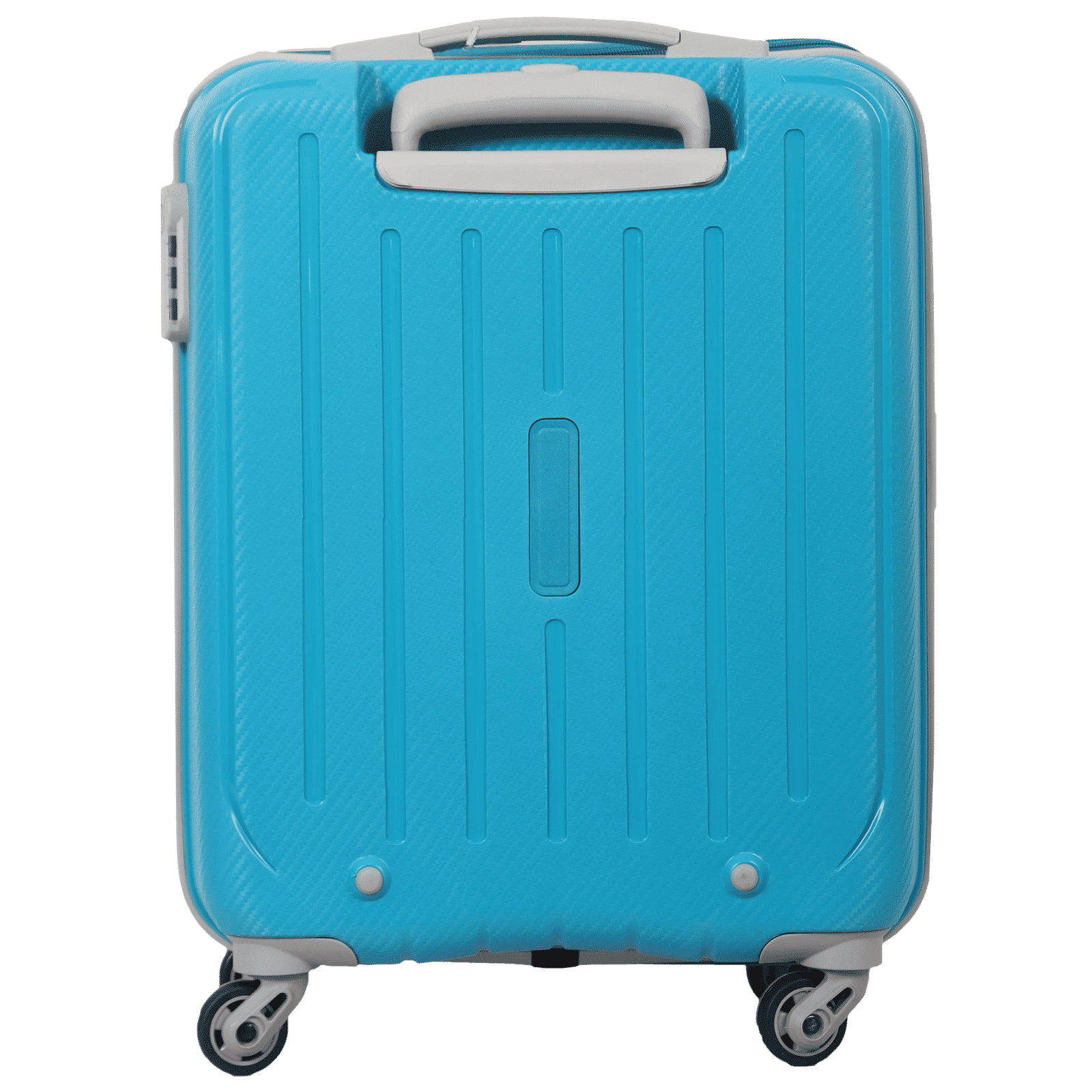 ARISTOCRAT Nitron 55 Litres Polycarbonate Trolley Bag (Number Lock Mechanism, NITRON55TBL, Blue)_6