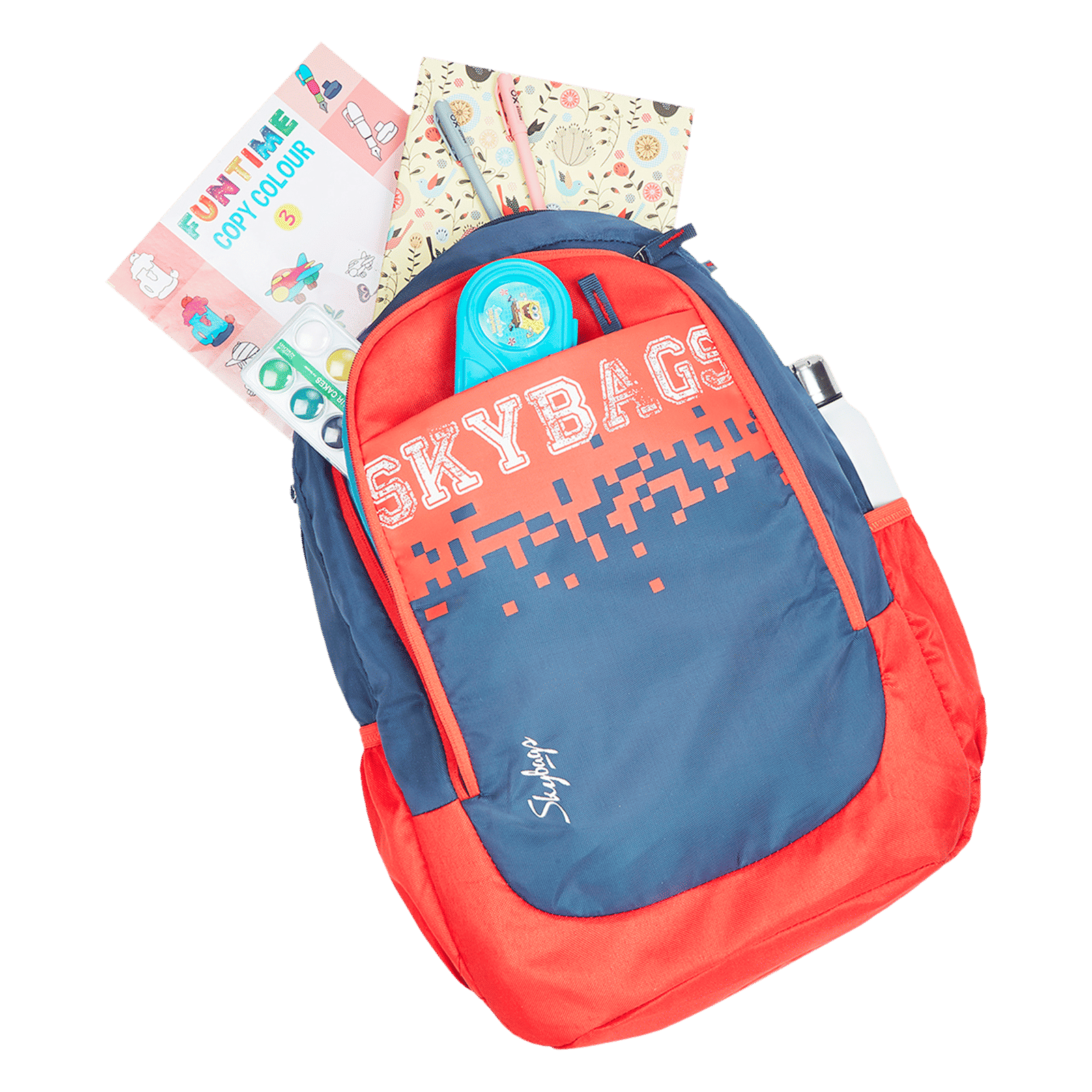 Skybags BFF Backpack (Padded Shoulder Straps, BPBFF2RED, Red) Skybags BFF Backpack (Padded Shoulder Straps, BPBFF2RED, Red)_10