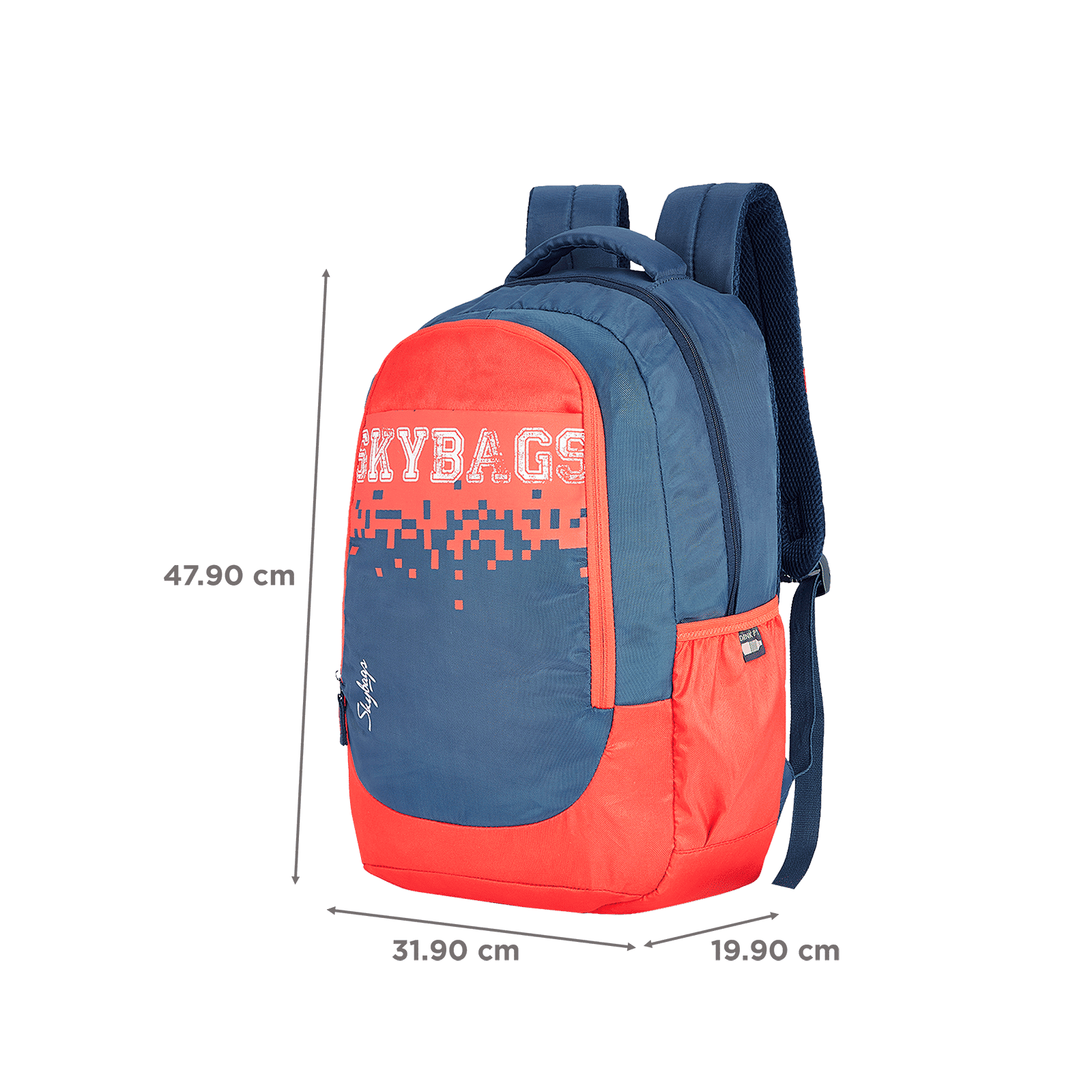 Skybags BFF Backpack (Padded Shoulder Straps, BPBFF2RED, Red) Skybags BFF Backpack (Padded Shoulder Straps, BPBFF2RED, Red)_2