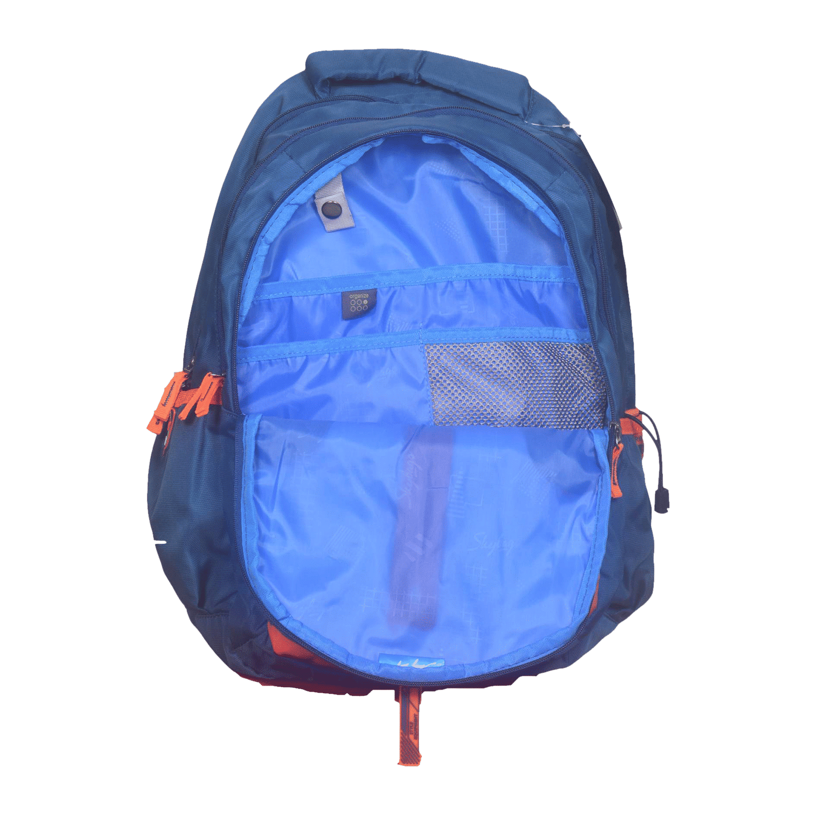 Skybags DRIP PLUS 02 32 Litres Polyurethane Backpack (Stylized Rubber Puller, BPDRPL2TEL, Teal/Red)_7