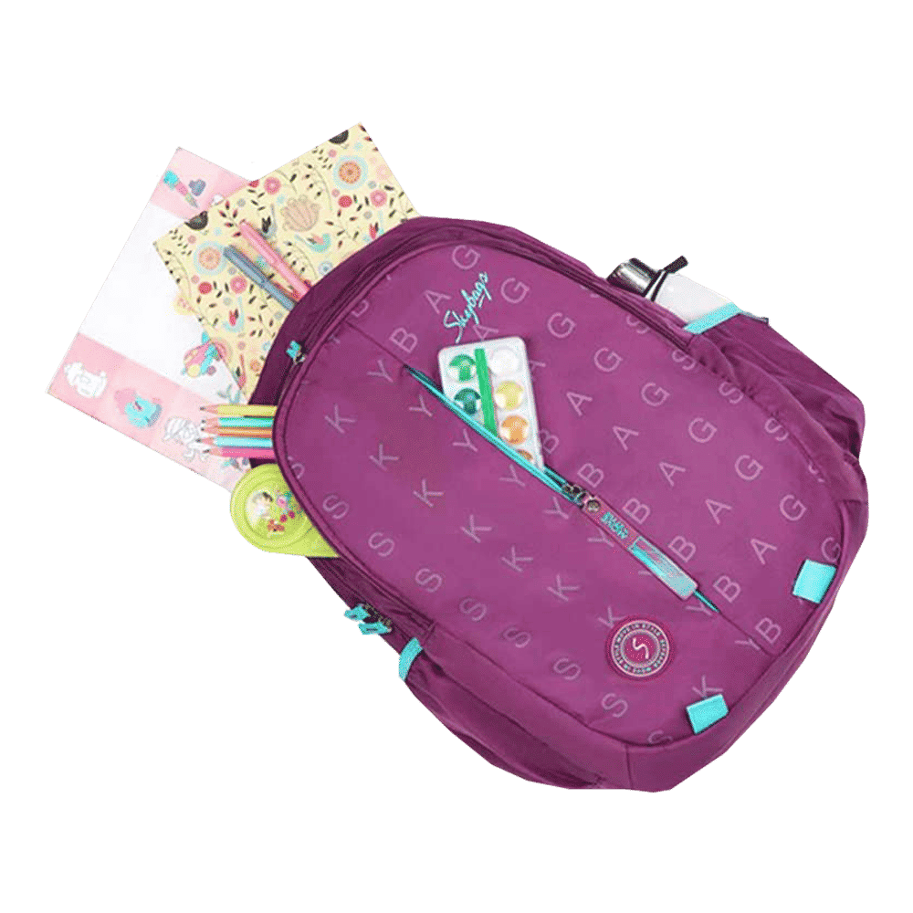 Skybags DRIP PLUS 07 32 Litres Polyurethane Backpack (Stylized Rubber Puller, BPDRPL7PPL, Purple) Skybags DRIP PLUS 07 32 Litres Polyurethane Backpack (Stylized Rubber Puller, BPDRPL7PPL, Purple)_13