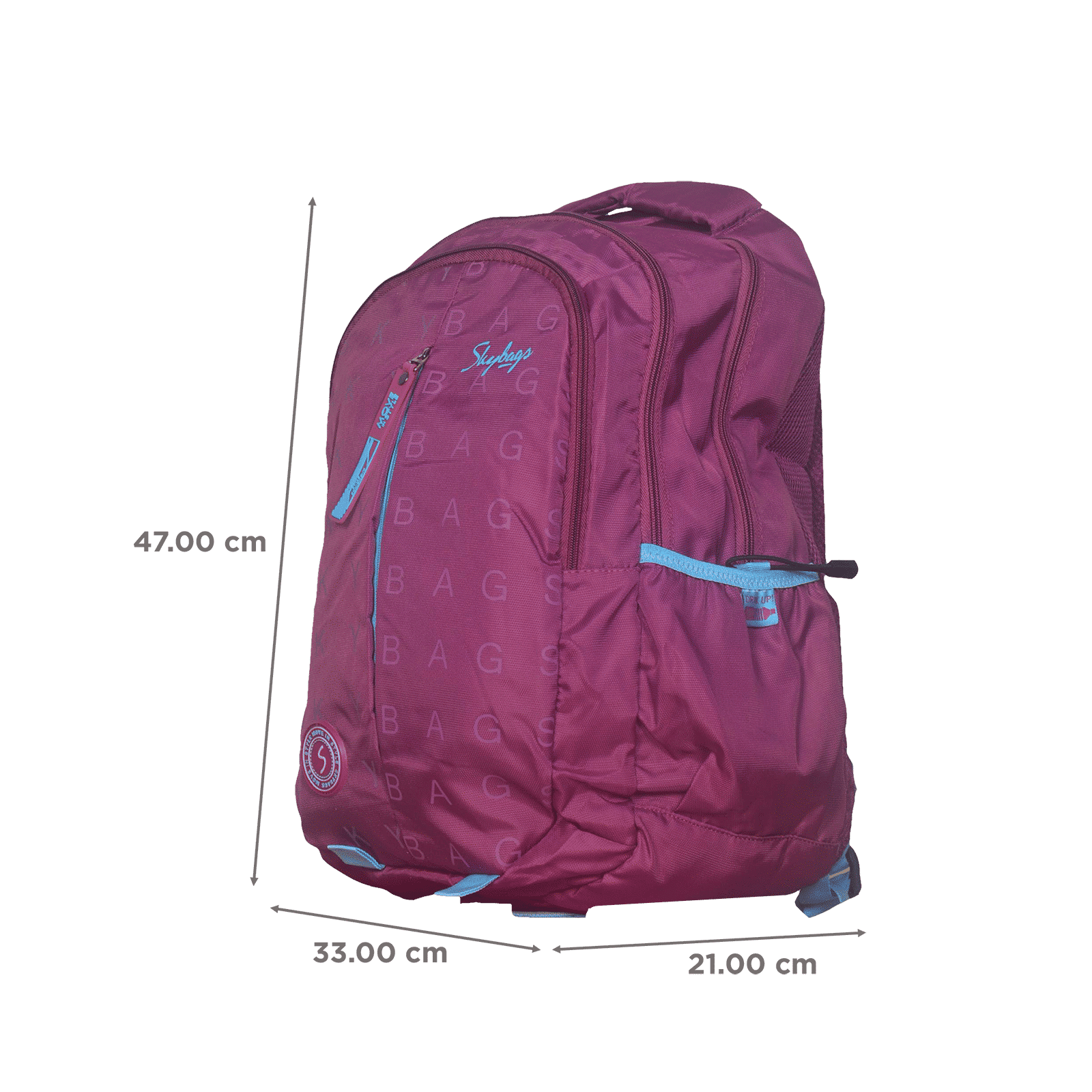 Skybags DRIP PLUS 07 32 Litres Polyurethane Backpack (Stylized Rubber Puller, BPDRPL7PPL, Purple) Skybags DRIP PLUS 07 32 Litres Polyurethane Backpack (Stylized Rubber Puller, BPDRPL7PPL, Purple)_2