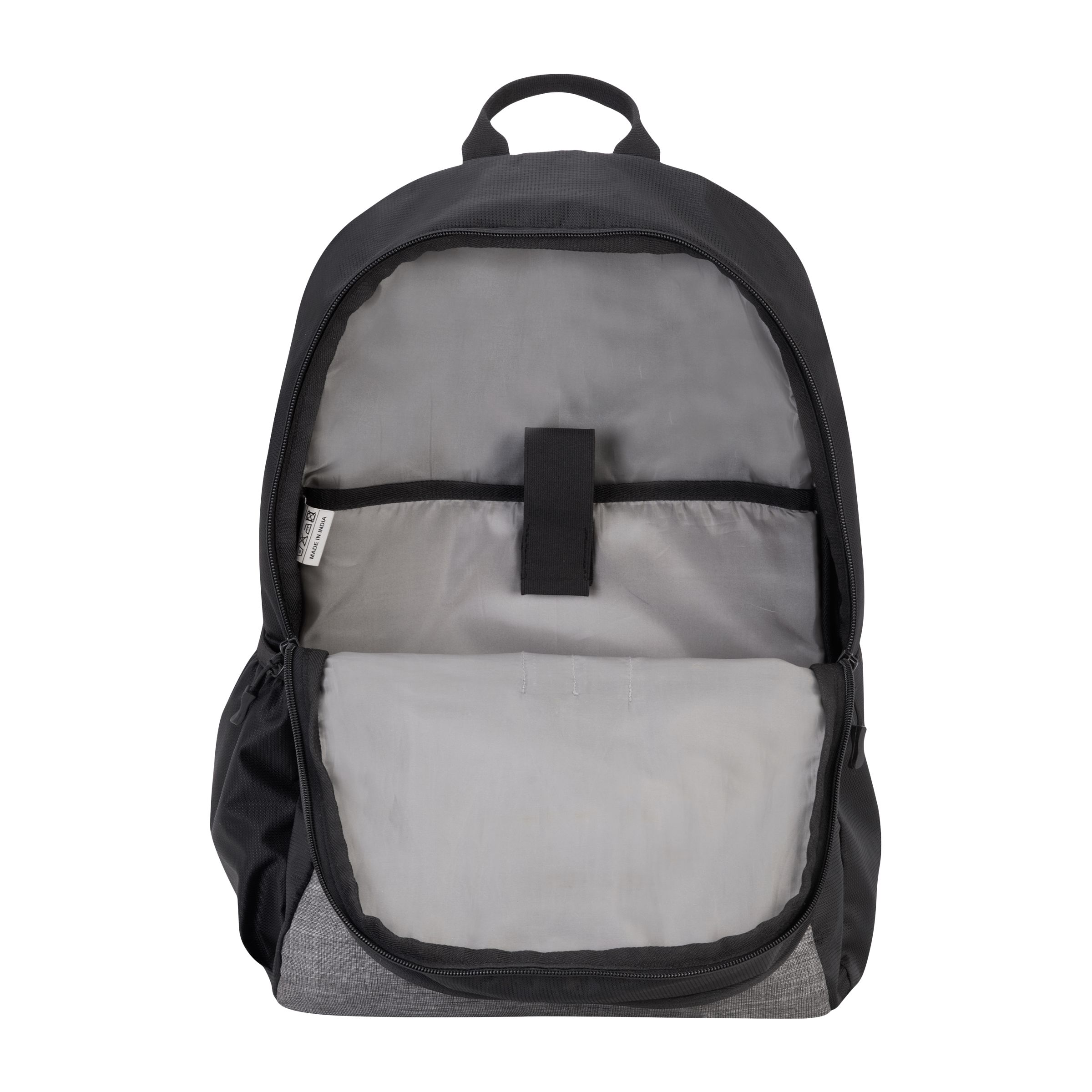 Croma Polyester Laptop Backpack (30 L, 2 Spacious Compartments, Grey and Black)_6