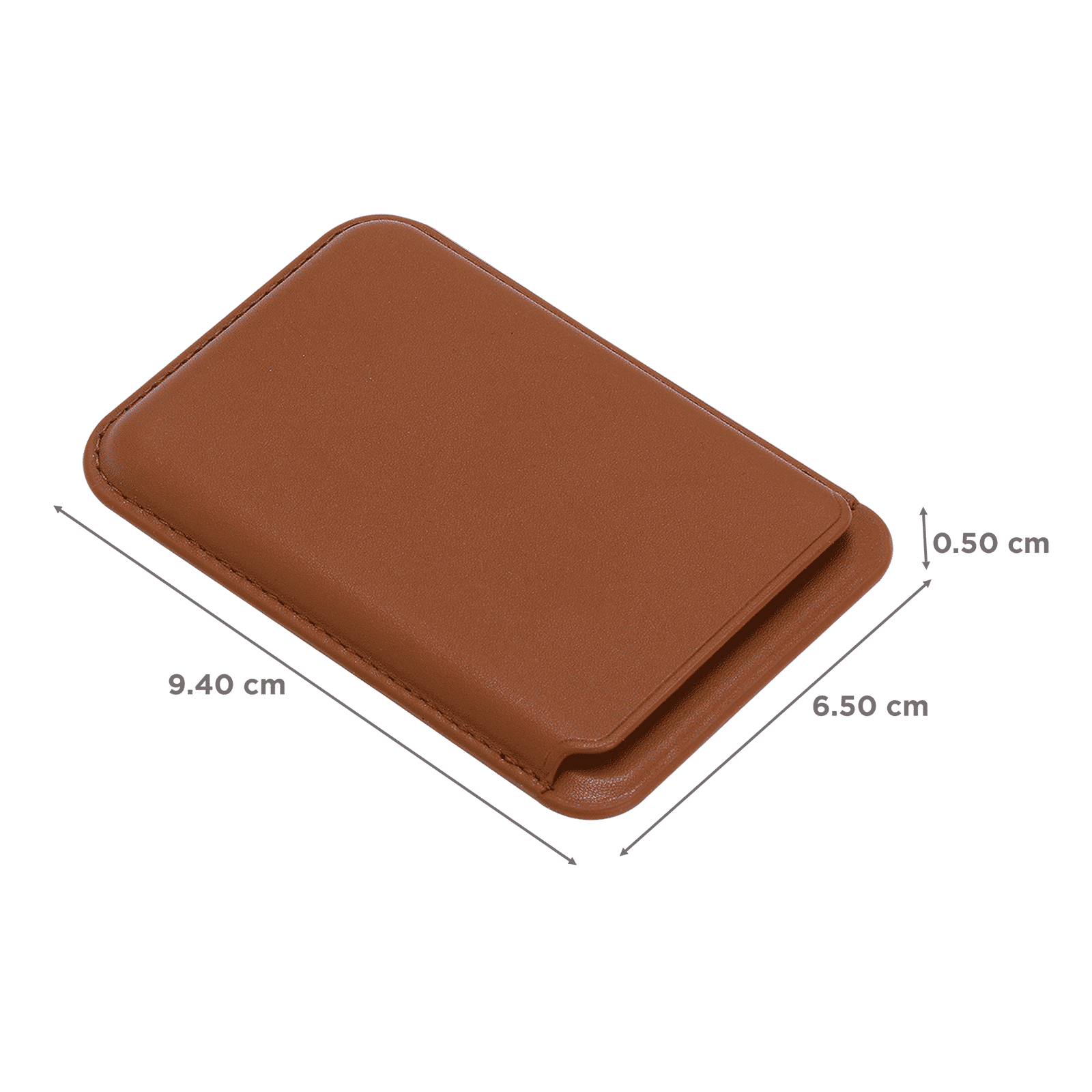 Croma Card Holder For iPhone (Apple Compatible, Tan)_2