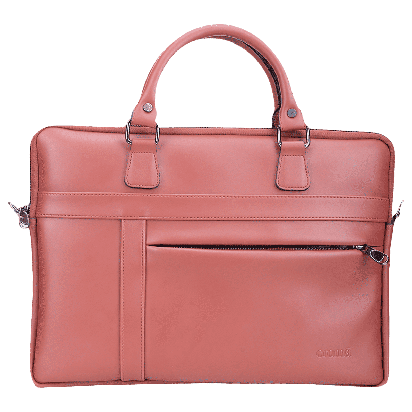 Croma PU Foam Leather Laptop Sling Bag for 14 Inch Laptop (Water Resistant, Tan) Croma PU Foam Leather Laptop Sling Bag for 14 Inch Laptop (Water Resistant, Tan)_1
