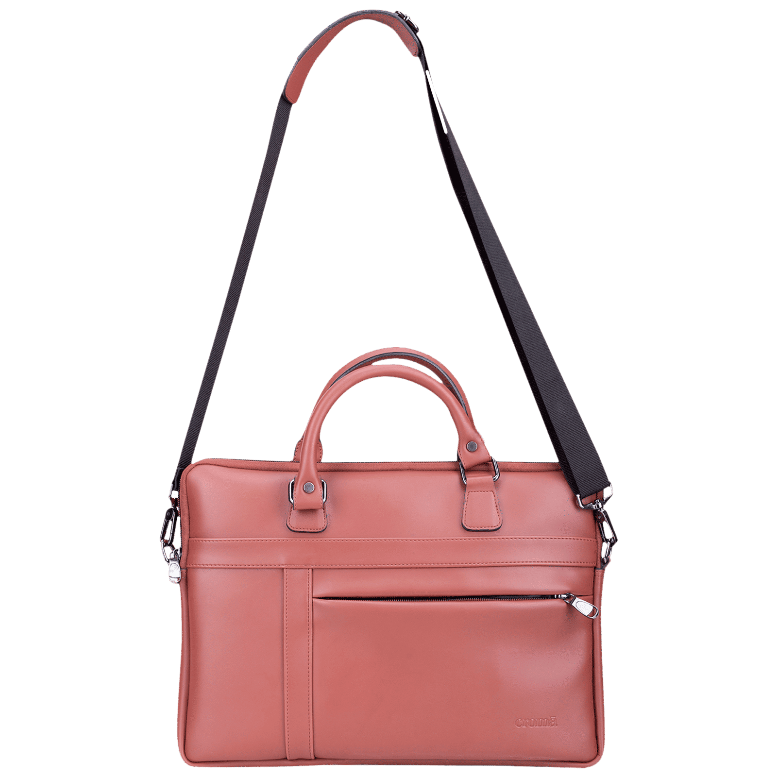 Croma PU Foam Leather Laptop Sling Bag for 14 Inch Laptop (Water Resistant, Tan) Croma PU Foam Leather Laptop Sling Bag for 14 Inch Laptop (Water Resistant, Tan)_6