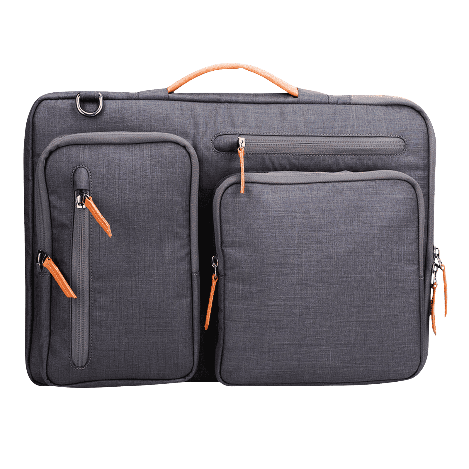 Croma Polyester Fabric Sling Bag for 15.6 Inch Laptop (5.7 L, Water Resistant, Grey)_1