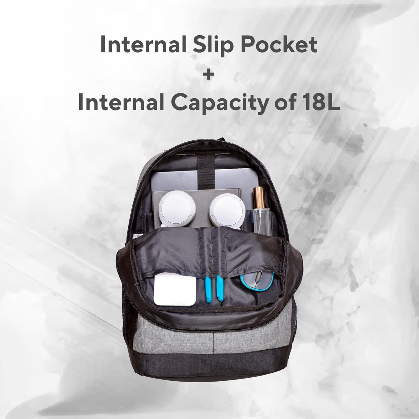 ASUS 90XB08Y0BBP000 Laptop Backpack for 16 Inch Laptop (Mesh Padded Back, Grey)_11