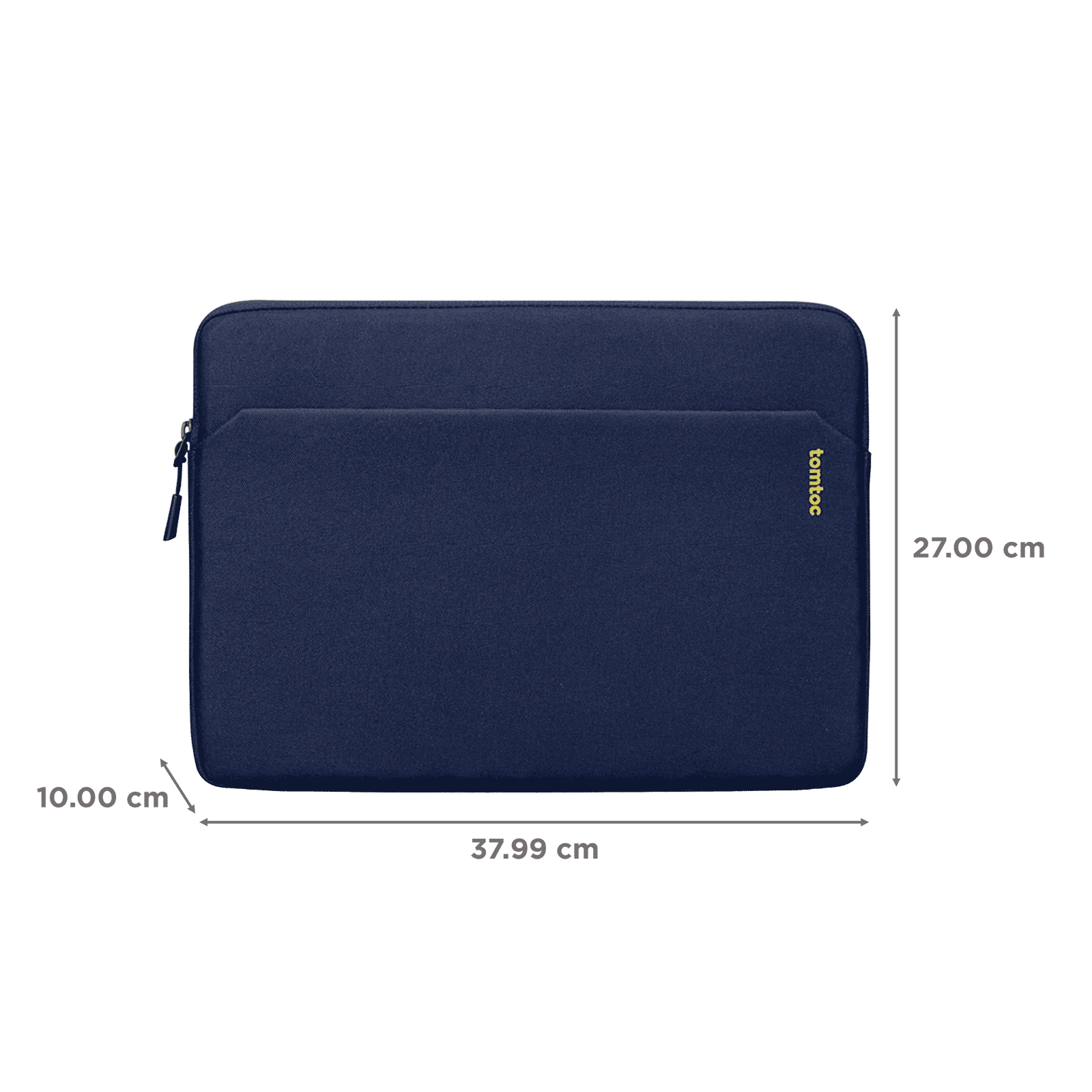 tomtoc Light A18 Recycled Fabric Laptop Sleeve for 14 Inch Laptop (Water Resistant, Dark Blue) tomtoc Light A18 Recycled Fabric Laptop Sleeve for 14 Inch Laptop (Water Resistant, Dark Blue)_3