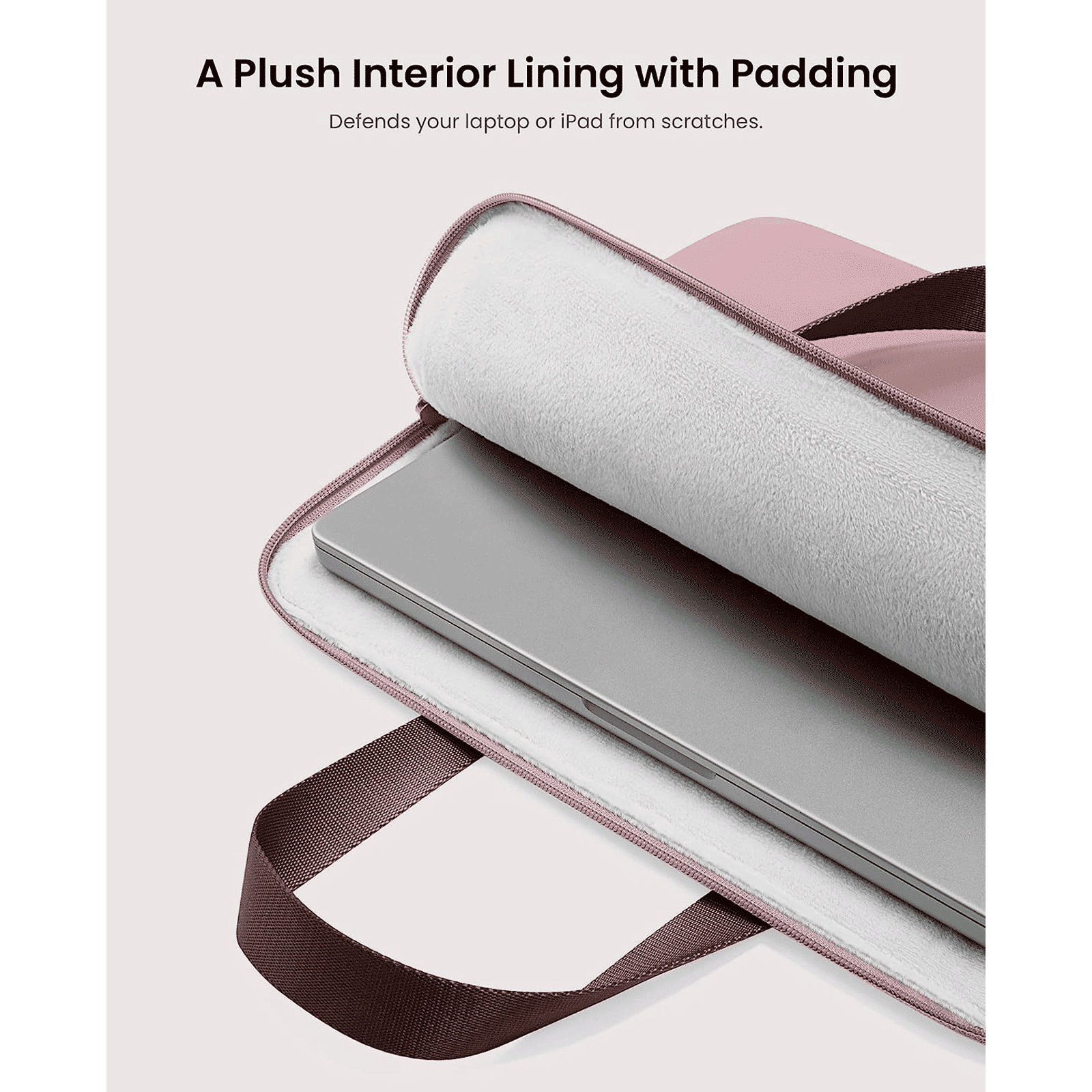 tomtoc A21 Laptop Sleeve for 14 Inch Laptop (Robust Protection, Raspberry) tomtoc A21 Laptop Sleeve for 14 Inch Laptop (Robust Protection, Raspberry)_5