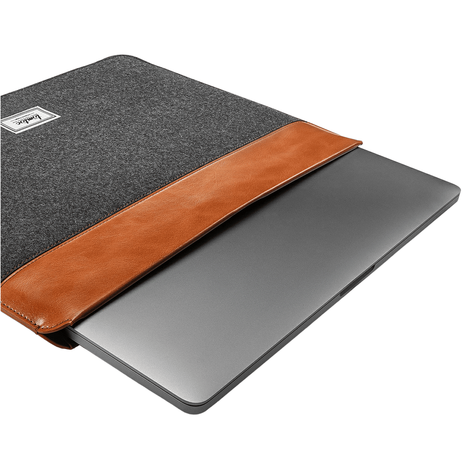 tomtoc A16 PU, Polyester Laptop Sleeve for 14 Inch Laptop (Grey)_5