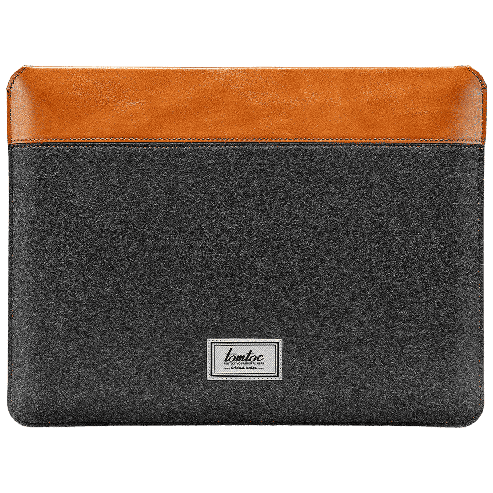 tomtoc A16 PU, Polyester Laptop Sleeve for 14 Inch Laptop (Grey)_1