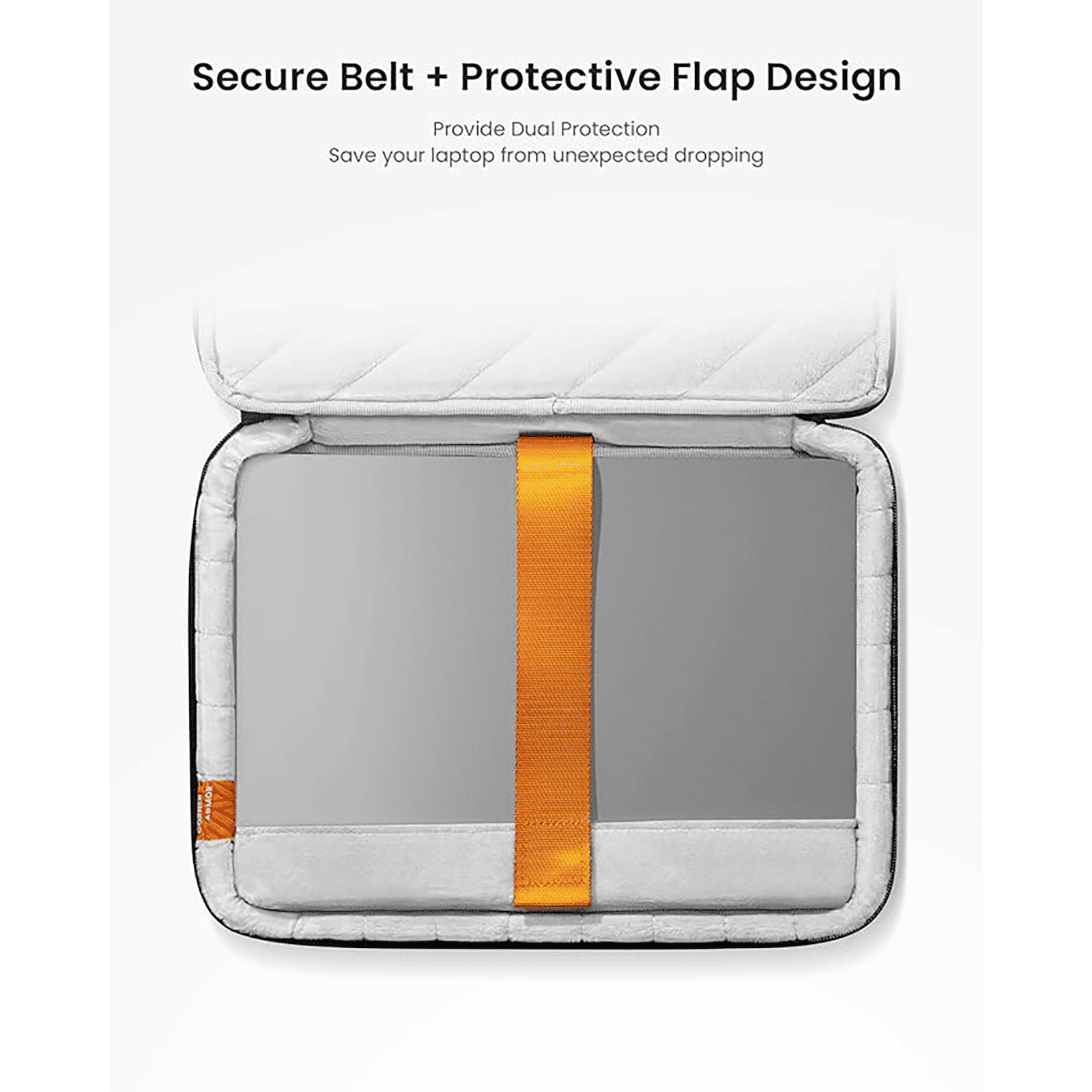 tomtoc A22 Defender Recycled Polyester Laptop Sleeve for 14 Inch Laptop (360 Superior Protection, Black) tomtoc A22 Defender Recycled Polyester Laptop Sleeve for 14 Inch Laptop (360 Superior Protection, Black)_7