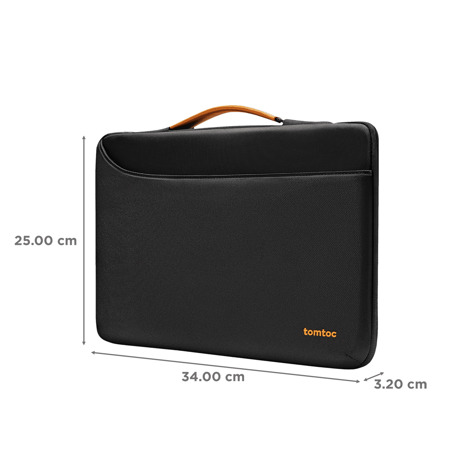 tomtoc A22 Defender Recycled Polyester Laptop Sleeve for 14 Inch Laptop (360 Superior Protection, Black) tomtoc A22 Defender Recycled Polyester Laptop Sleeve for 14 Inch Laptop (360 Superior Protection, Black)_2
