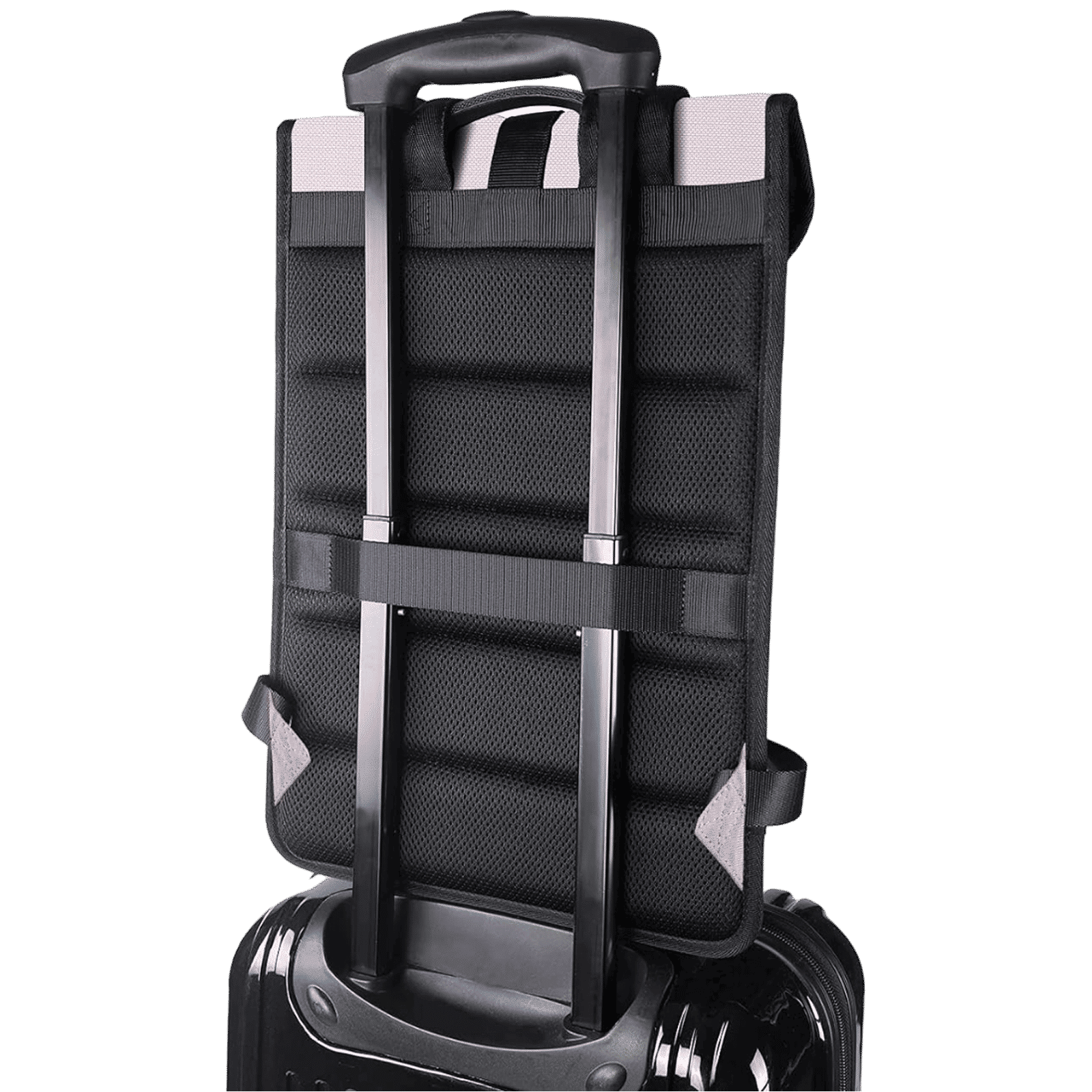 soundREVO SRMBCPN01 Polyester Laptop Backpack for 15.6 Inch Laptop (Hard Shell Design, Pink)_5