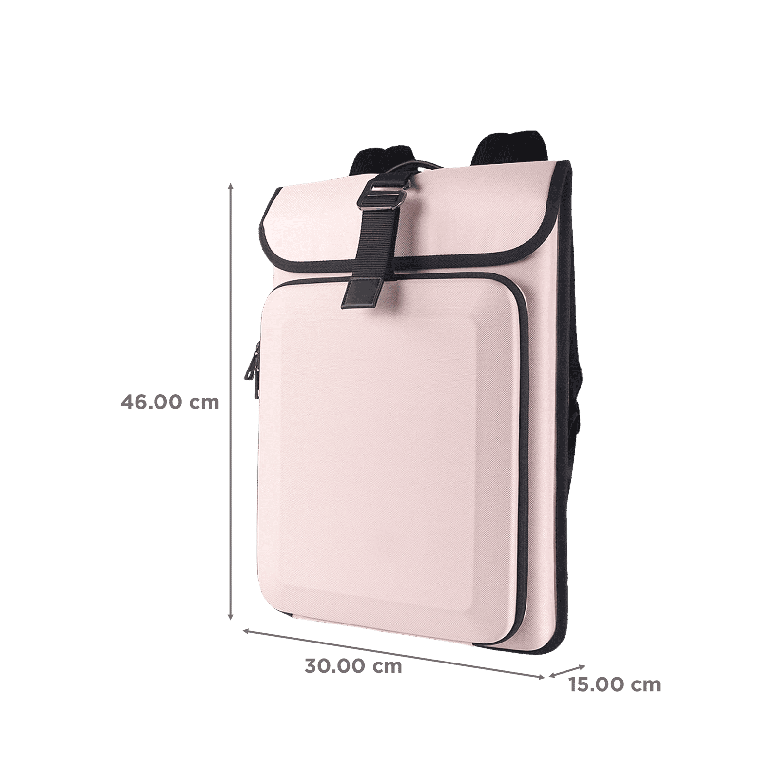 soundREVO SRMBCPN01 Polyester Laptop Backpack for 15.6 Inch Laptop (Hard Shell Design, Pink)_3