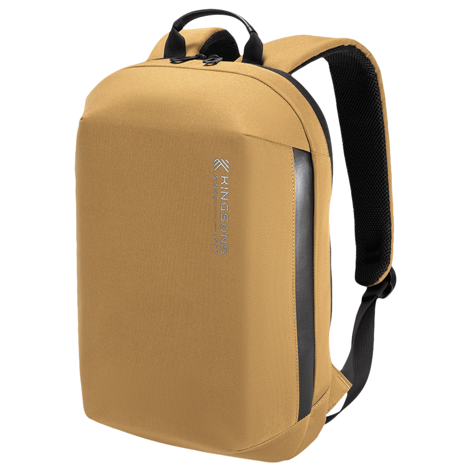 Kingsons KSMBCMS03 Polyester Laptop Backpack for 15.6 Inch Laptop (13 L, Adjustable Shoulder Straps, Mustard) Kingsons KSMBCMS03 Polyester Laptop Backpack for 15.6 Inch Laptop (13 L, Adjustable Shoulder Straps, Mustard)_1