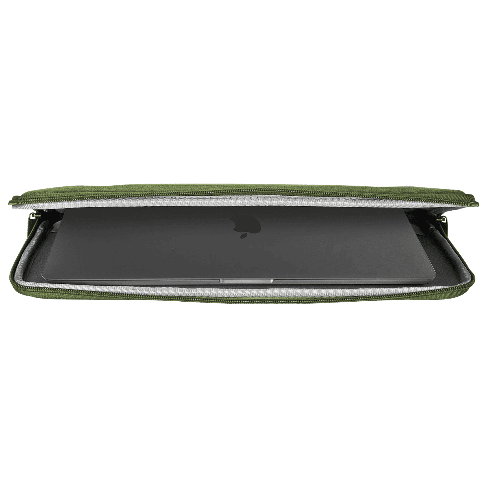 Sunmi SNMBCGR05 Polyester Laptop Hard Shell Sleeve for 14 Inch Laptop (Inner Smooth Velvet Lining, Green)_6