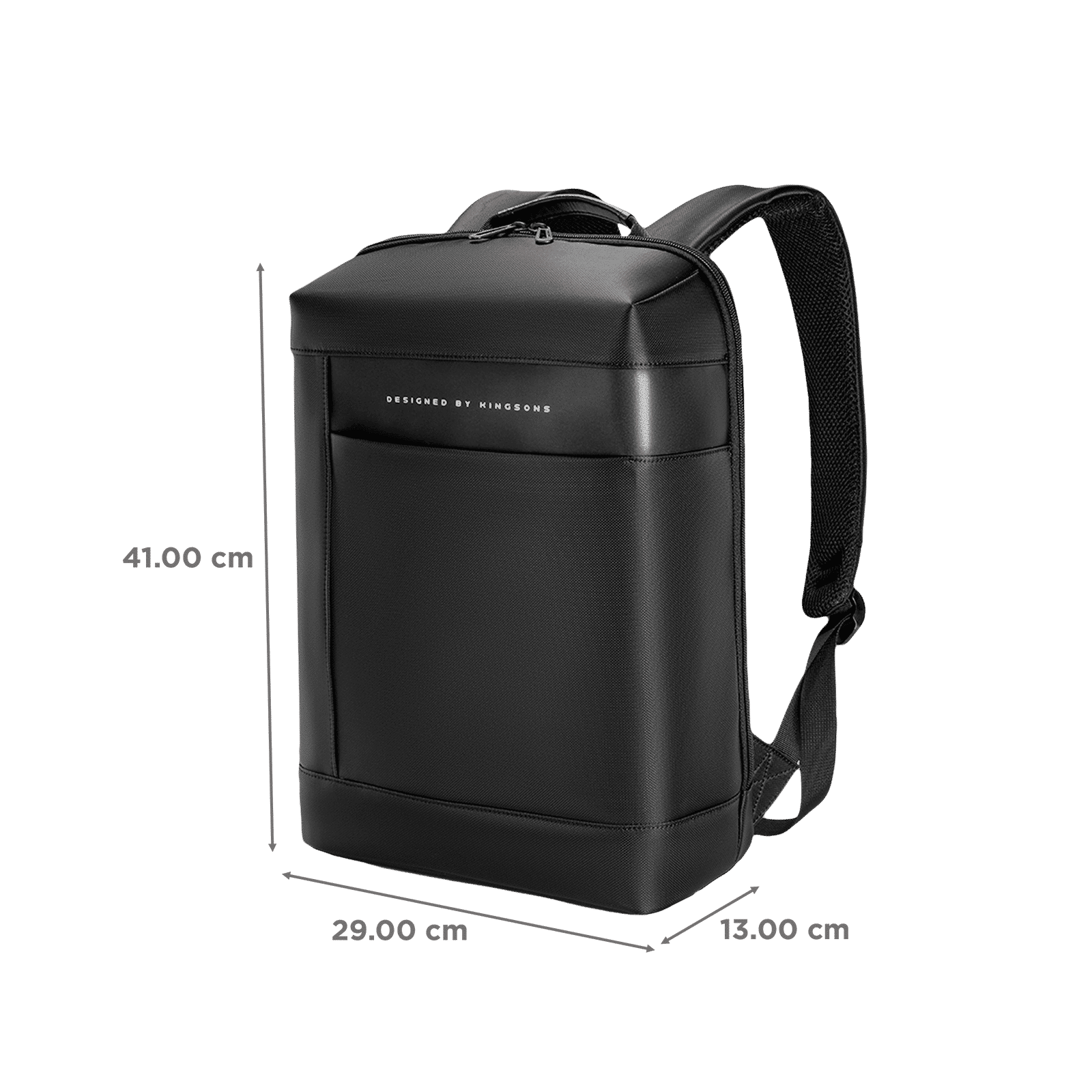 Kingsons KSSTYBK07 Polyester Backpack for 15.6 Inch Laptop (15 L, Anti-Theft, Black)_3