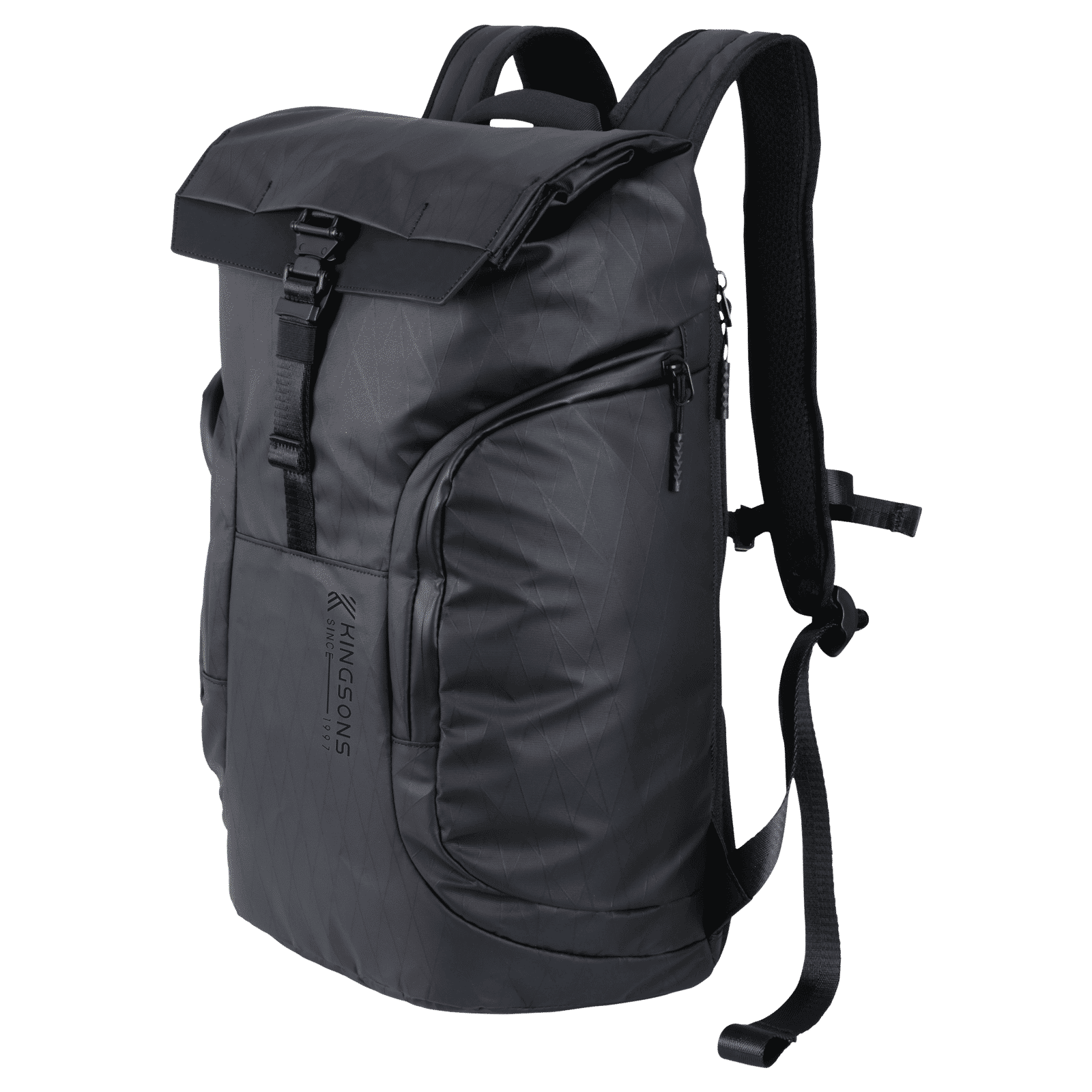 Kingsons KSWFBK09 Polyester Laptop Backpack for 15.6 Inch Laptop (23 L, Water Resistant, Black)_5