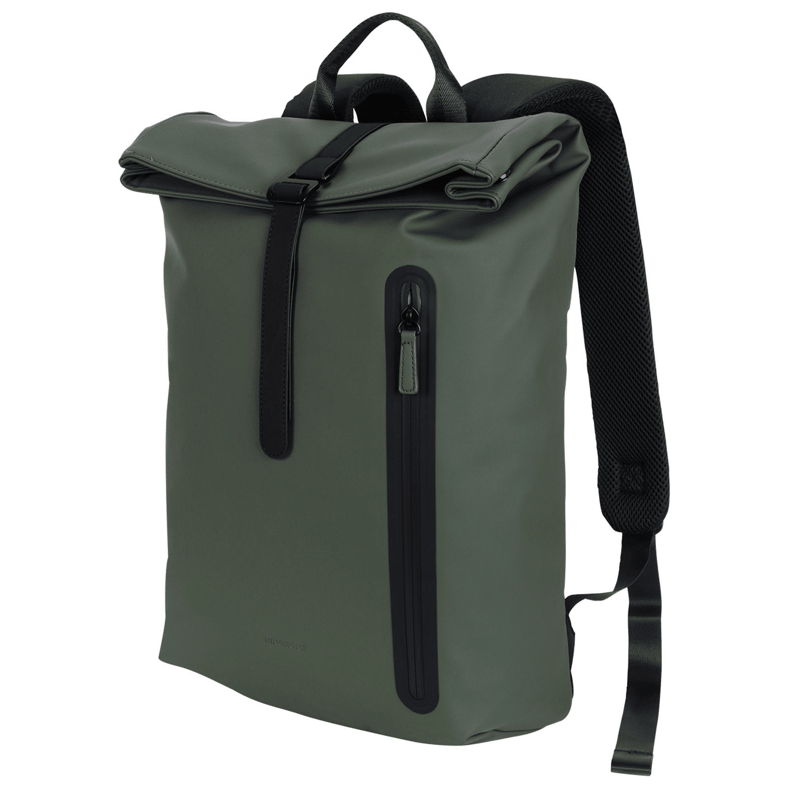 Kingsons KSWFGR11 Polyester Laptop Backpack for 15.6 Inch Laptop (13.5 L, Water Resistant, Olive Green)_9