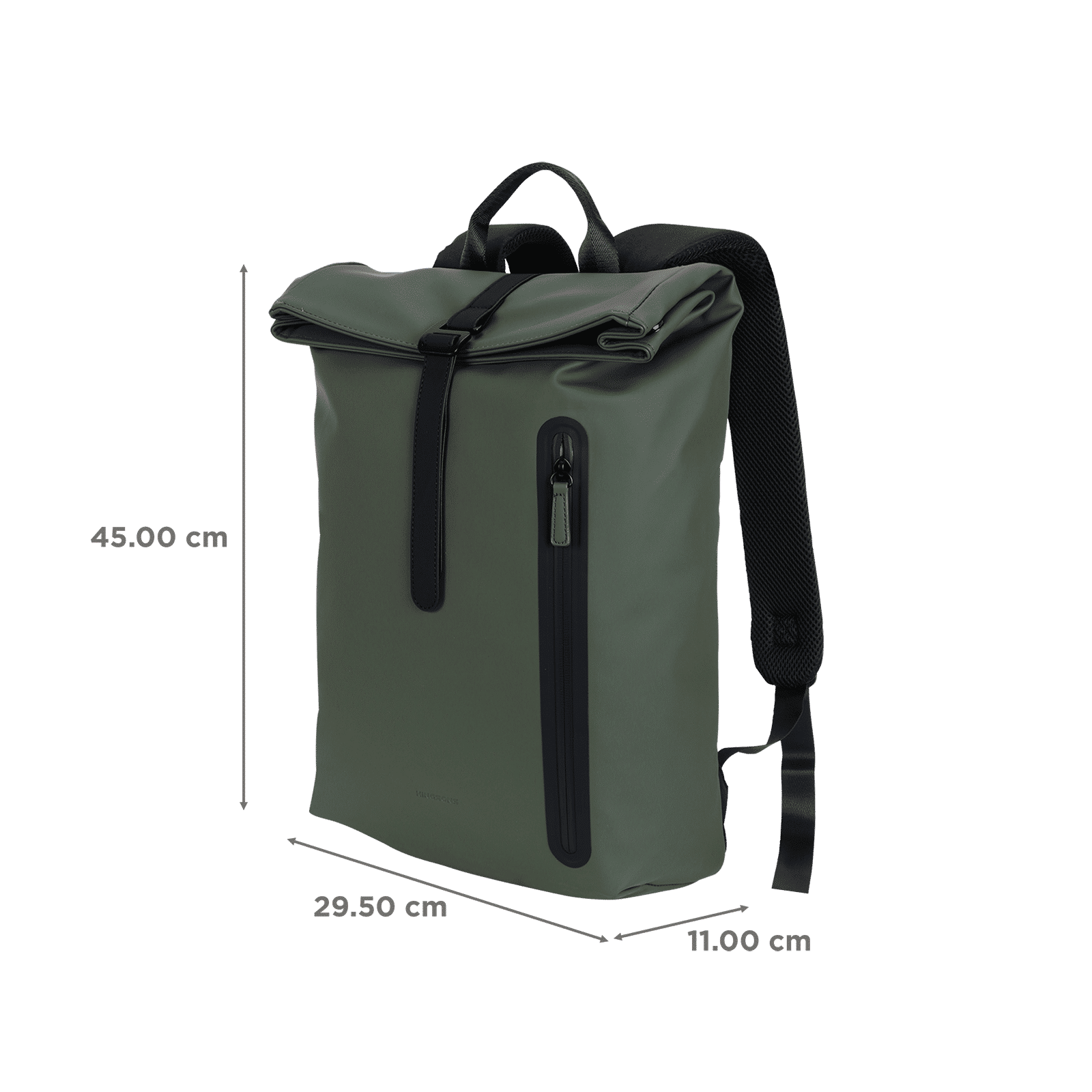 Kingsons KSWFGR11 Polyester Laptop Backpack for 15.6 Inch Laptop (13.5 L, Water Resistant, Olive Green)_3