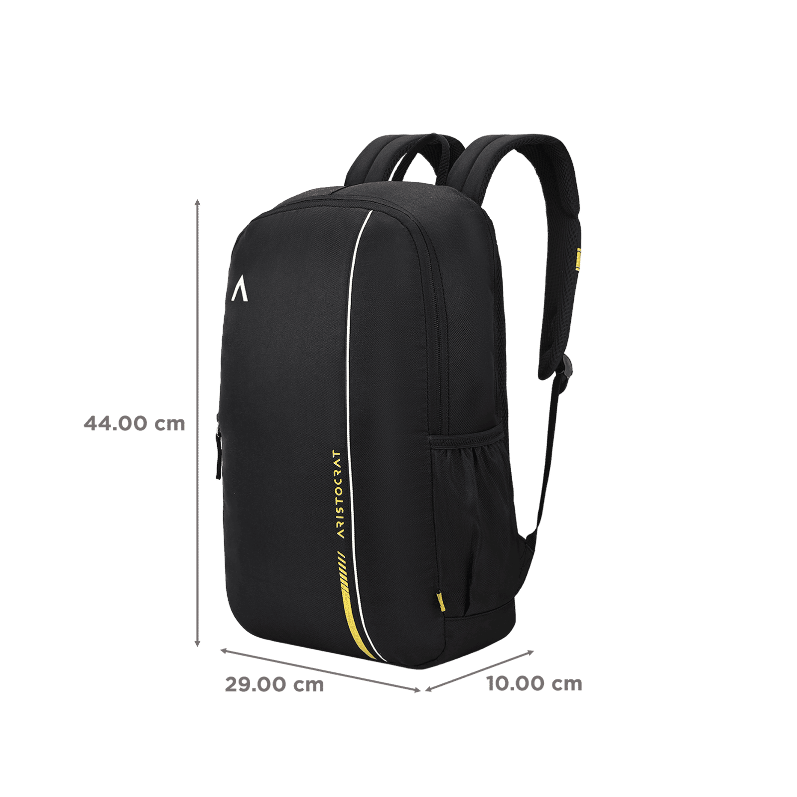 ARISTOCRAT NOVA 500D Fabric Laptop Backpack for 14 Inch Laptop (15 L, Premium Interior Lining, Black)_3