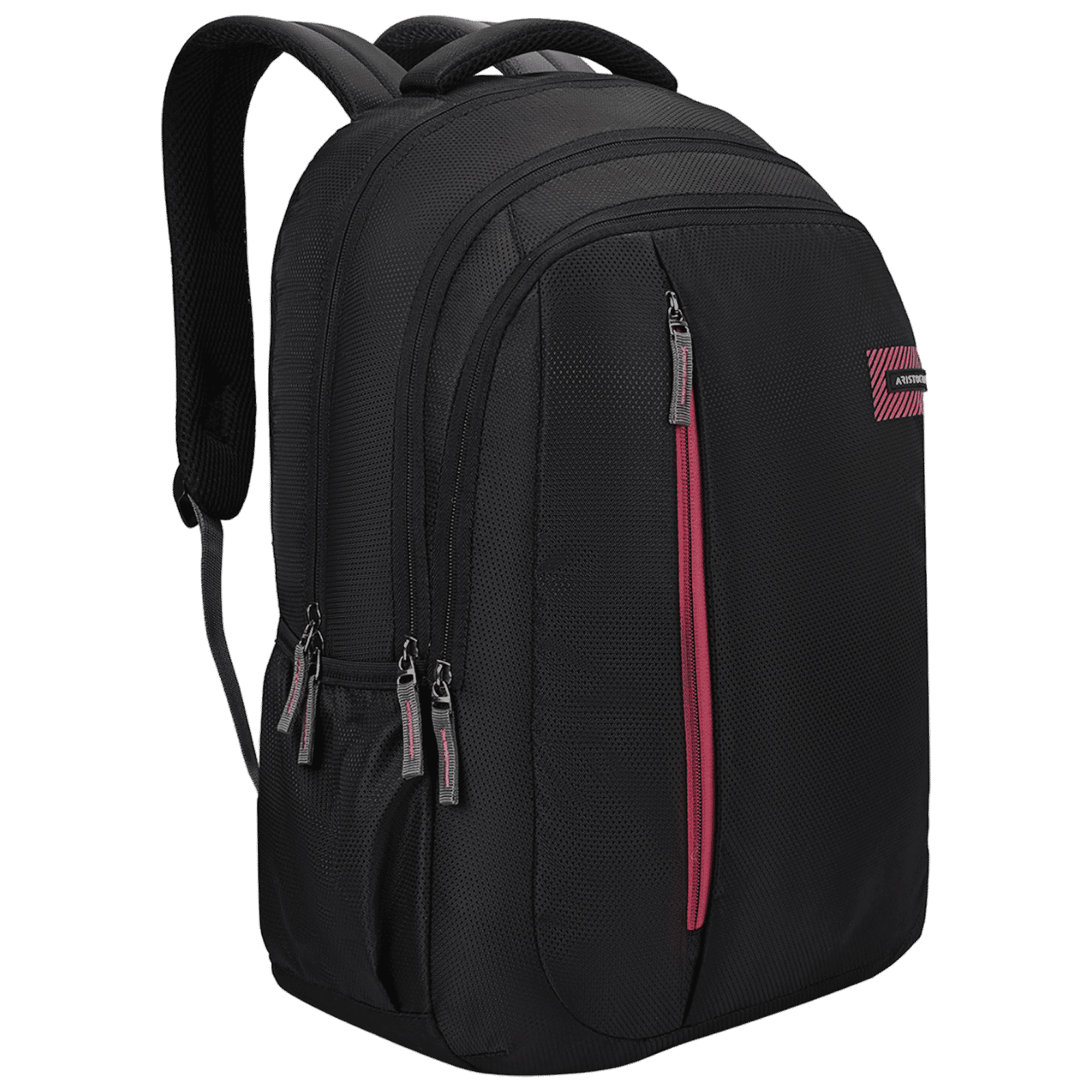 Aristocrat VORTEX 300D STAR DOBBY PU Laptop Backpack for 14 Inch Laptop (Spacious Compartment, Black) Aristocrat VORTEX 300D STAR DOBBY PU Laptop Backpack for 14 Inch Laptop (Spacious Compartment, Black)_2