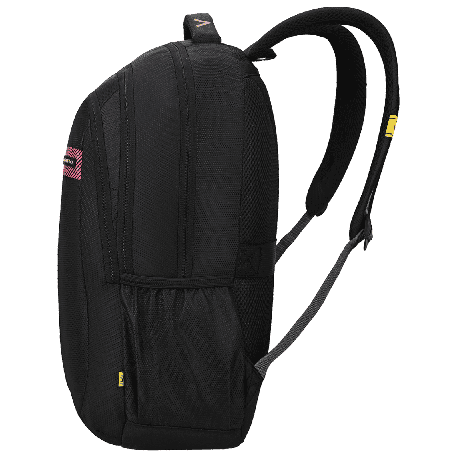 Aristocrat VORTEX 300D STAR DOBBY PU Laptop Backpack for 14 Inch Laptop (Spacious Compartment, Black) Aristocrat VORTEX 300D STAR DOBBY PU Laptop Backpack for 14 Inch Laptop (Spacious Compartment, Black)_4