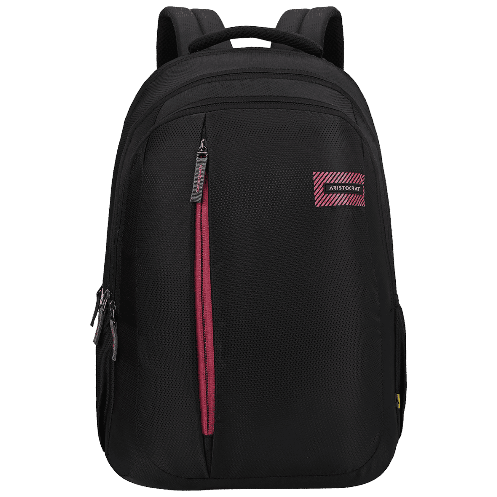 Aristocrat VORTEX 300D STAR DOBBY PU Laptop Backpack for 14 Inch Laptop (Spacious Compartment, Black) Aristocrat VORTEX 300D STAR DOBBY PU Laptop Backpack for 14 Inch Laptop (Spacious Compartment, Black)_1