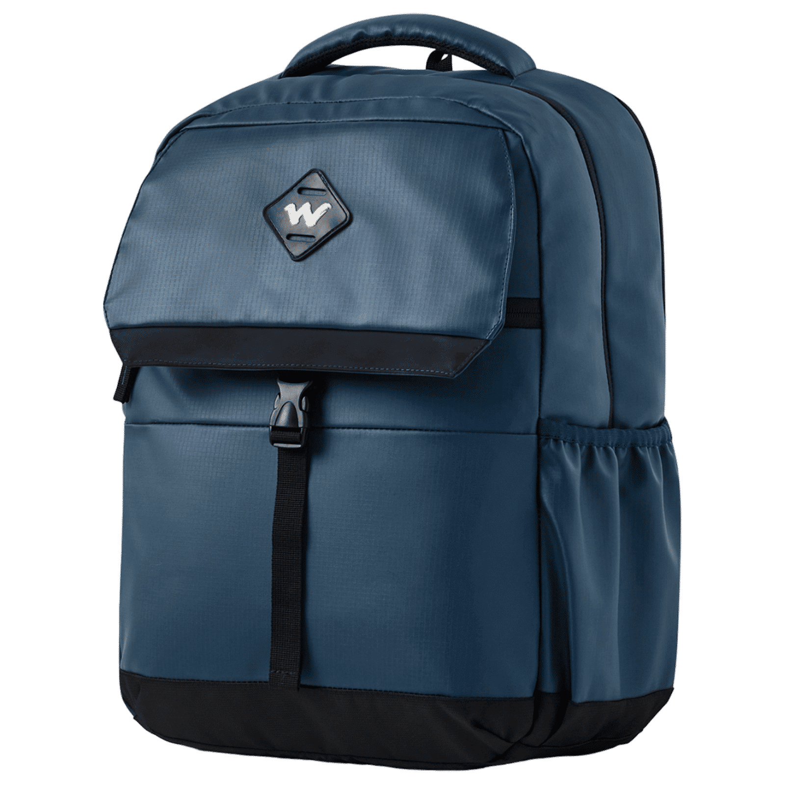 WILDCRAFT Casper Pro 1 Nylon Laptop Backpack for 14.5 Inch Laptop (Water Resistant, Blue)_4