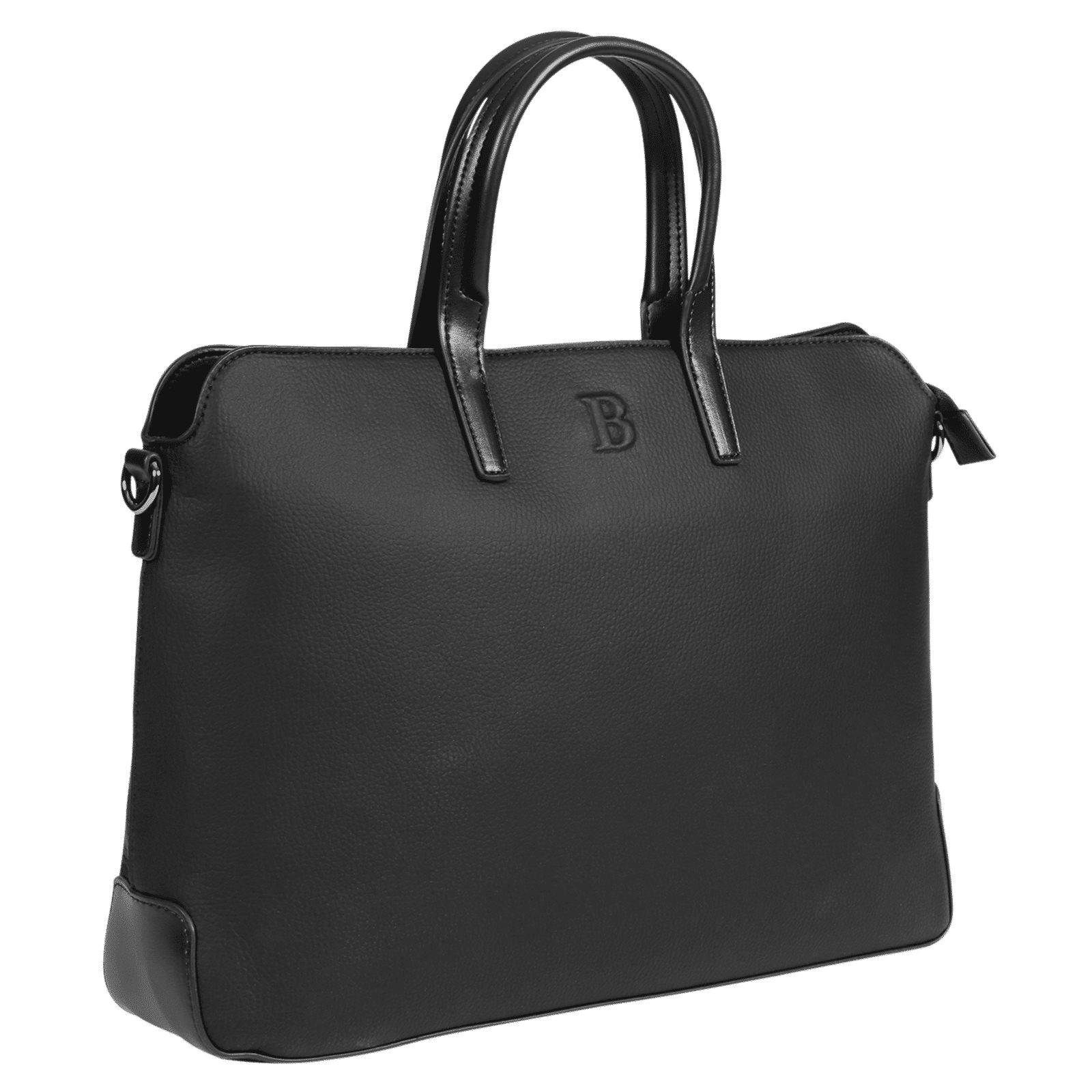 BESTTO PU Leather Laptop Messenger Bag for 16 Inch Laptop (13.8 L, Adjustable Shoulder Strap, Black) BESTTO PU Leather Laptop Messenger Bag for 16 Inch Laptop (13.8 L, Adjustable Shoulder Strap, Black)_5