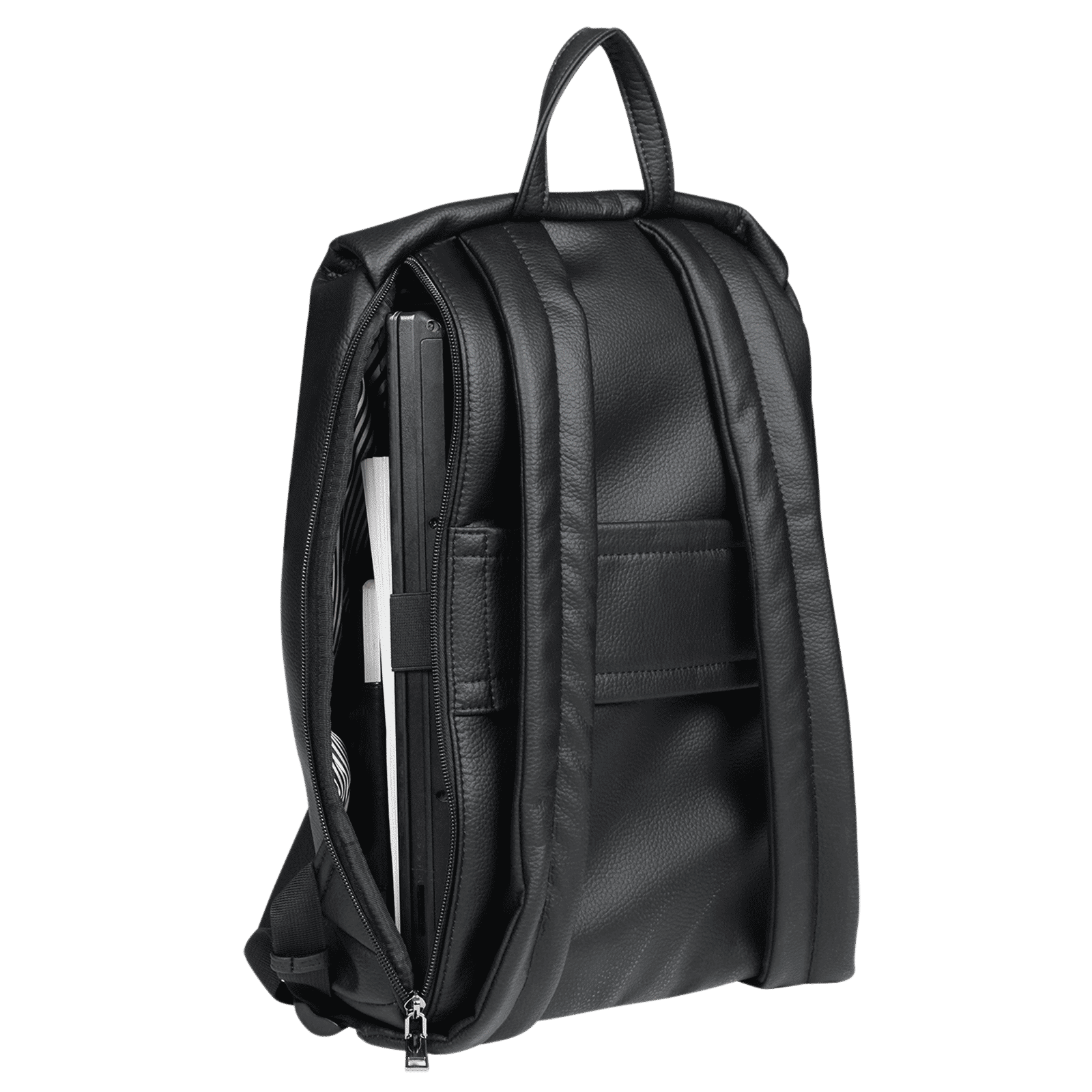 BESTTO PU Leather Laptop Backpack for 14 Inch Laptop (17.6 L, Adjustable Shoulder Strap, Black) BESTTO PU Leather Laptop Backpack for 14 Inch Laptop (17.6 L, Adjustable Shoulder Strap, Black)_6