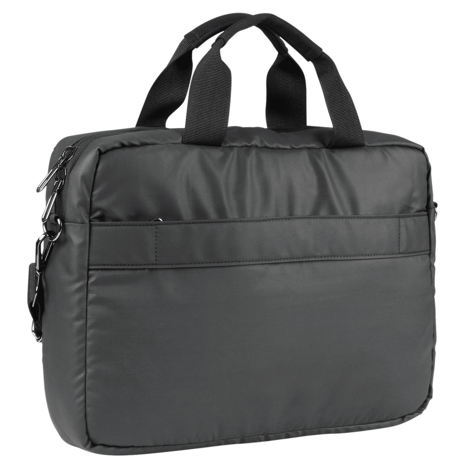 Croma Polyurethane Laptop Sling Bag for 14 Inch Laptop (Adjustable Shoulder Strap, Black)_6