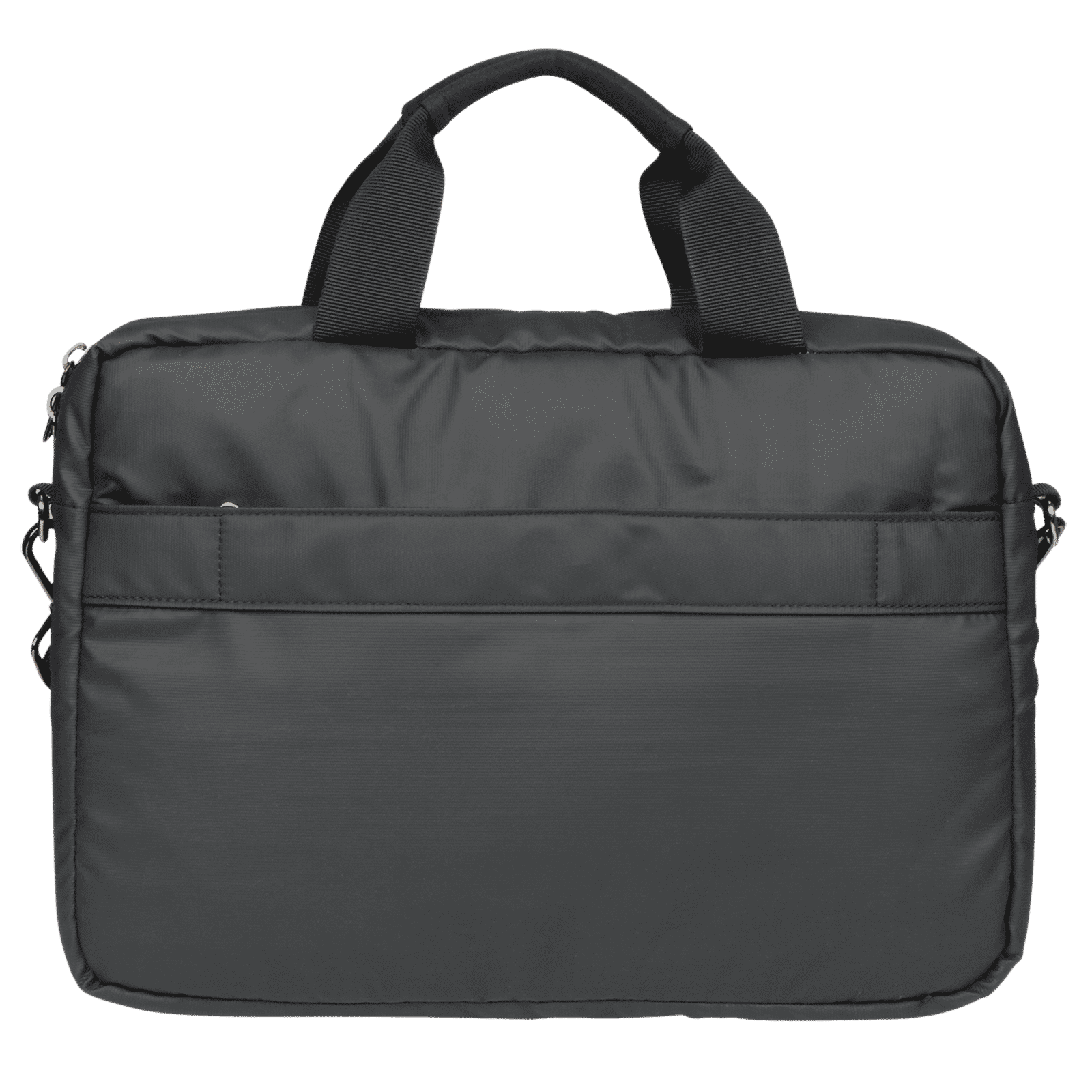 Croma Polyurethane Laptop Sling Bag for 14 Inch Laptop (Adjustable Shoulder Strap, Black)_7