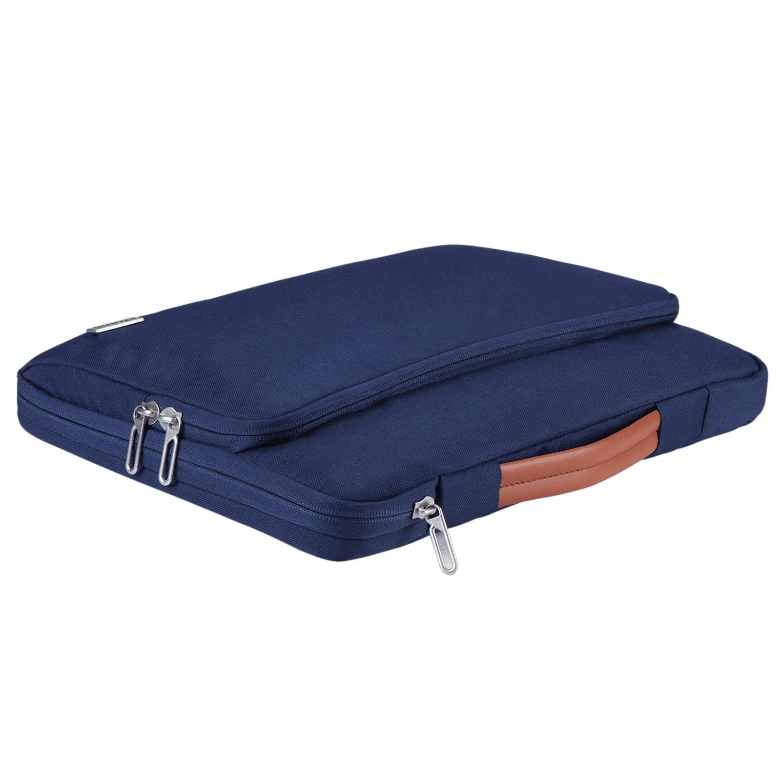 Croma Polyester Laptop Sleeve for 15.6 Inch Laptop (Single Grab Handle, Navy Blue)_6