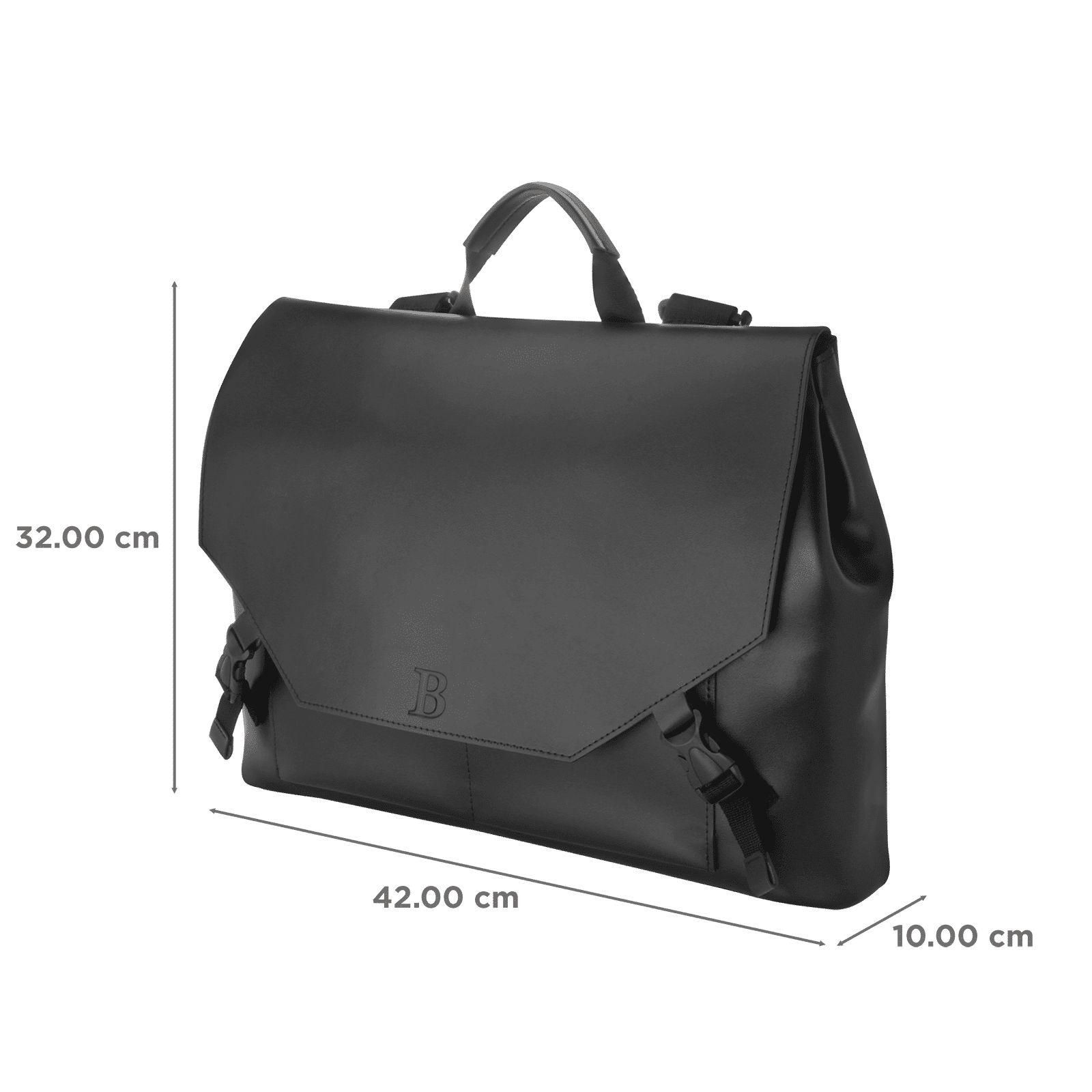 BESTTO Soft PU Fabric Laptop Backpack for 14 Inch Laptop (13.44 L, Adjustable Shoulder Strap, Black)_2