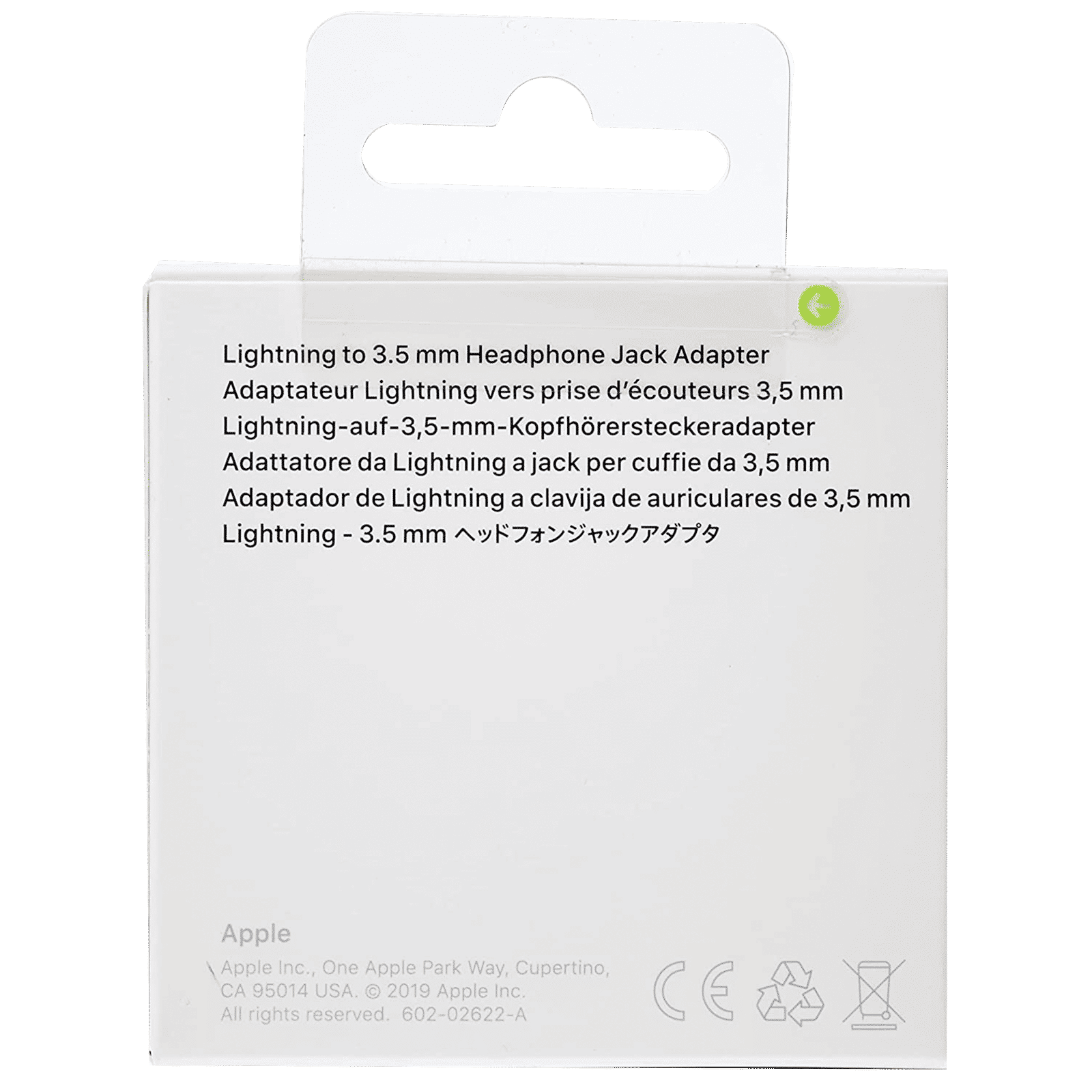 Apple Lightning to 3.5mm Aux 0.32 Feet (0.1M) Adapter (Flexible Compatibility, White)_4