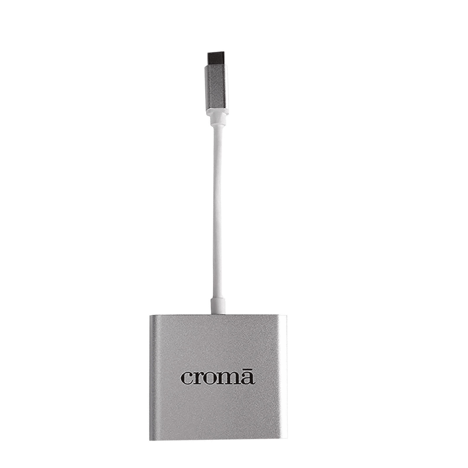 Croma USB 3.0 Type C to USB 2.0 Type A, USB 3.0 Type C, HDMI Type A USB Hub (High-Quality Material, Silver) Croma USB 3.0 Type C to USB 2.0 Type A, USB 3.0 Type C, HDMI Type A USB Hub (High-Quality Material, Silver)_5
